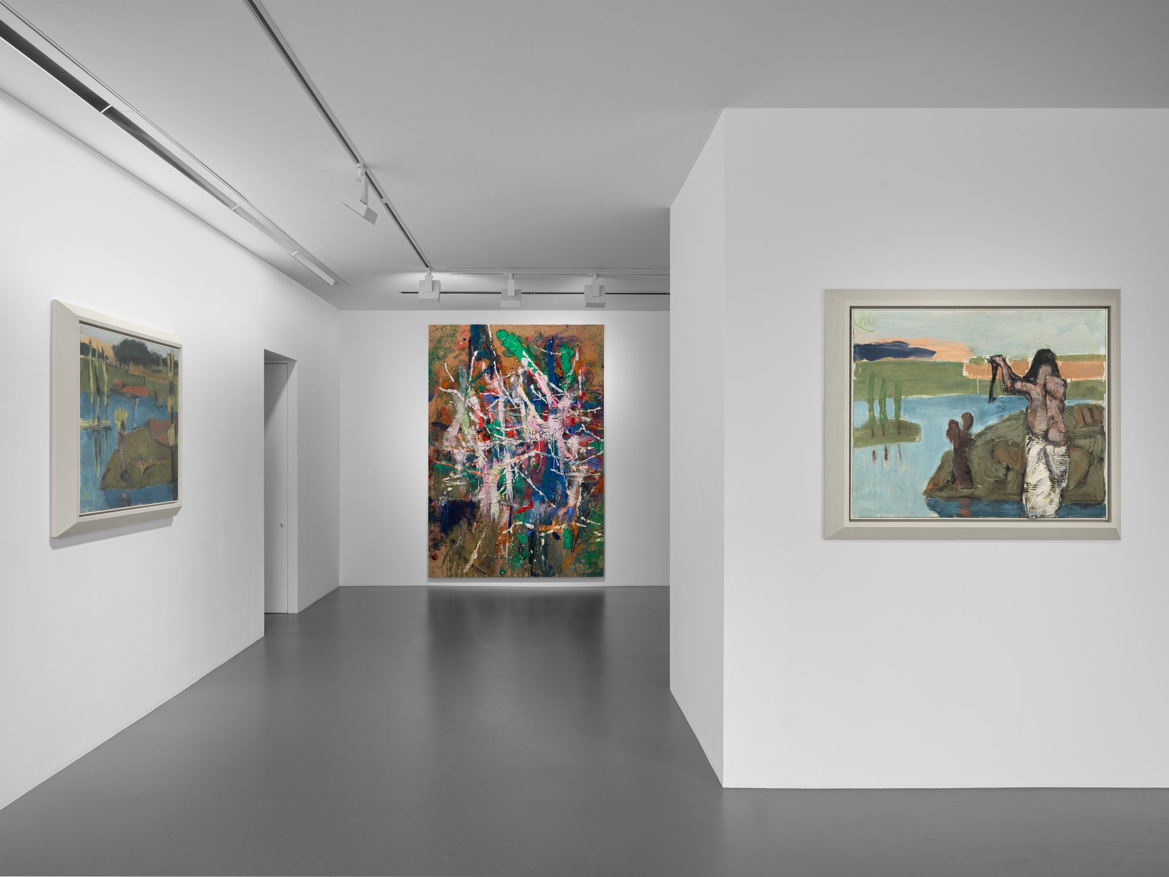Installation view of Nebelstreif, 2026