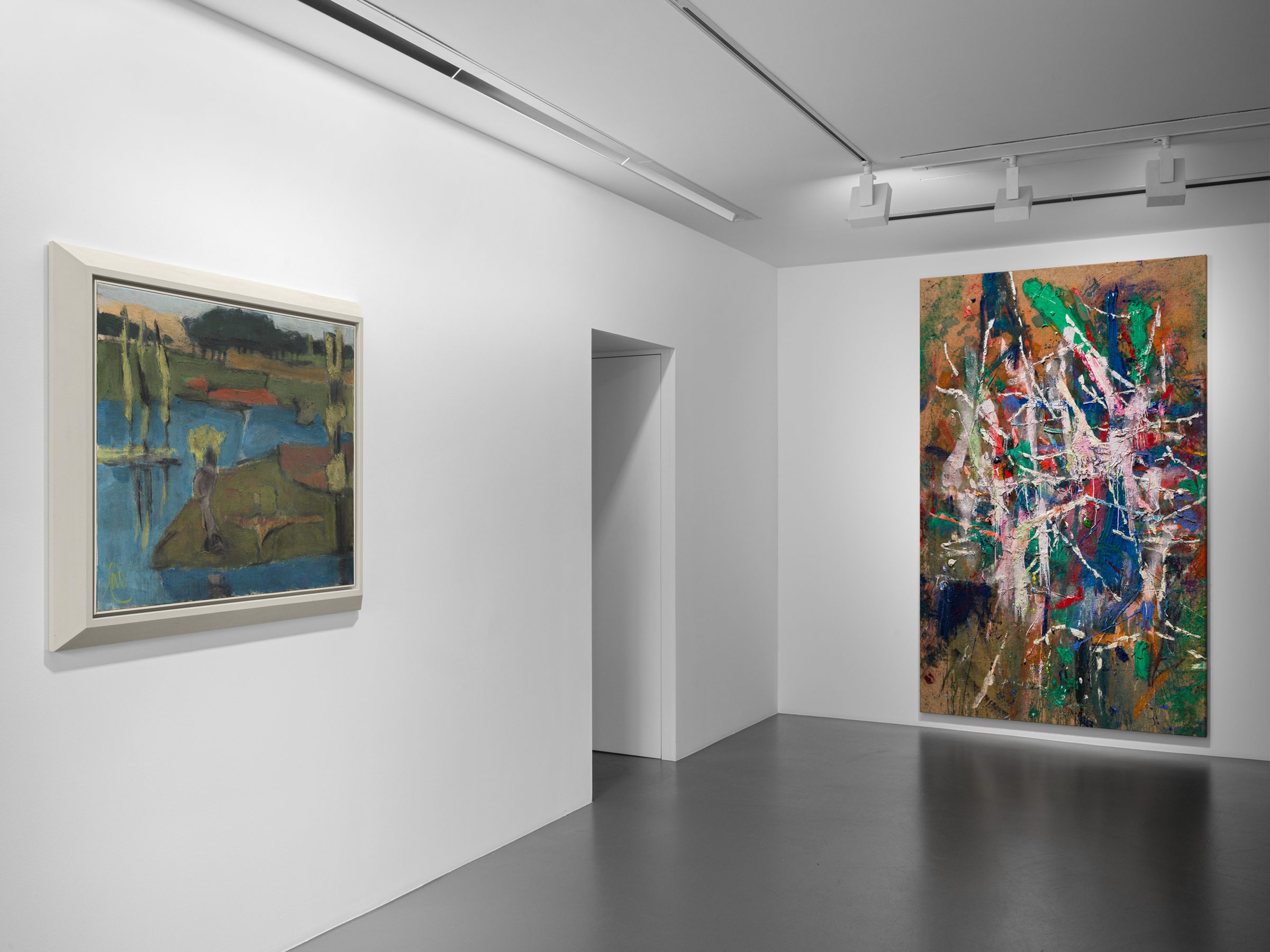 Installation view of Nebelstreif, 2026