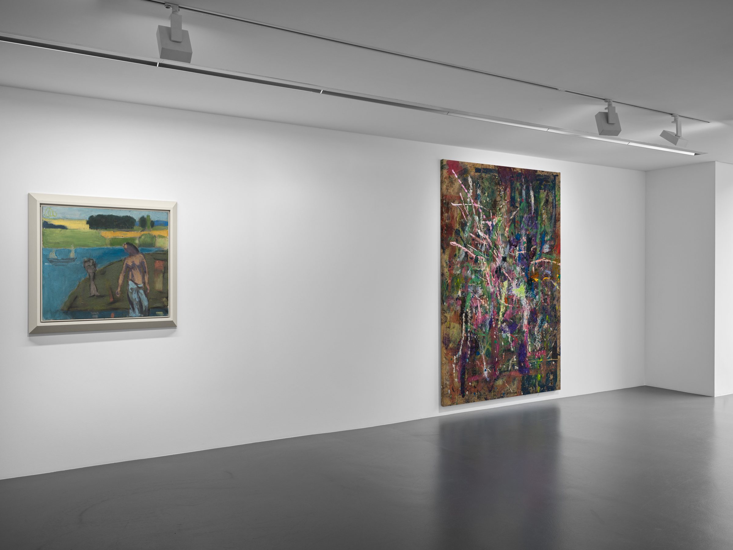 Installation view of Nebelstreif, 2026