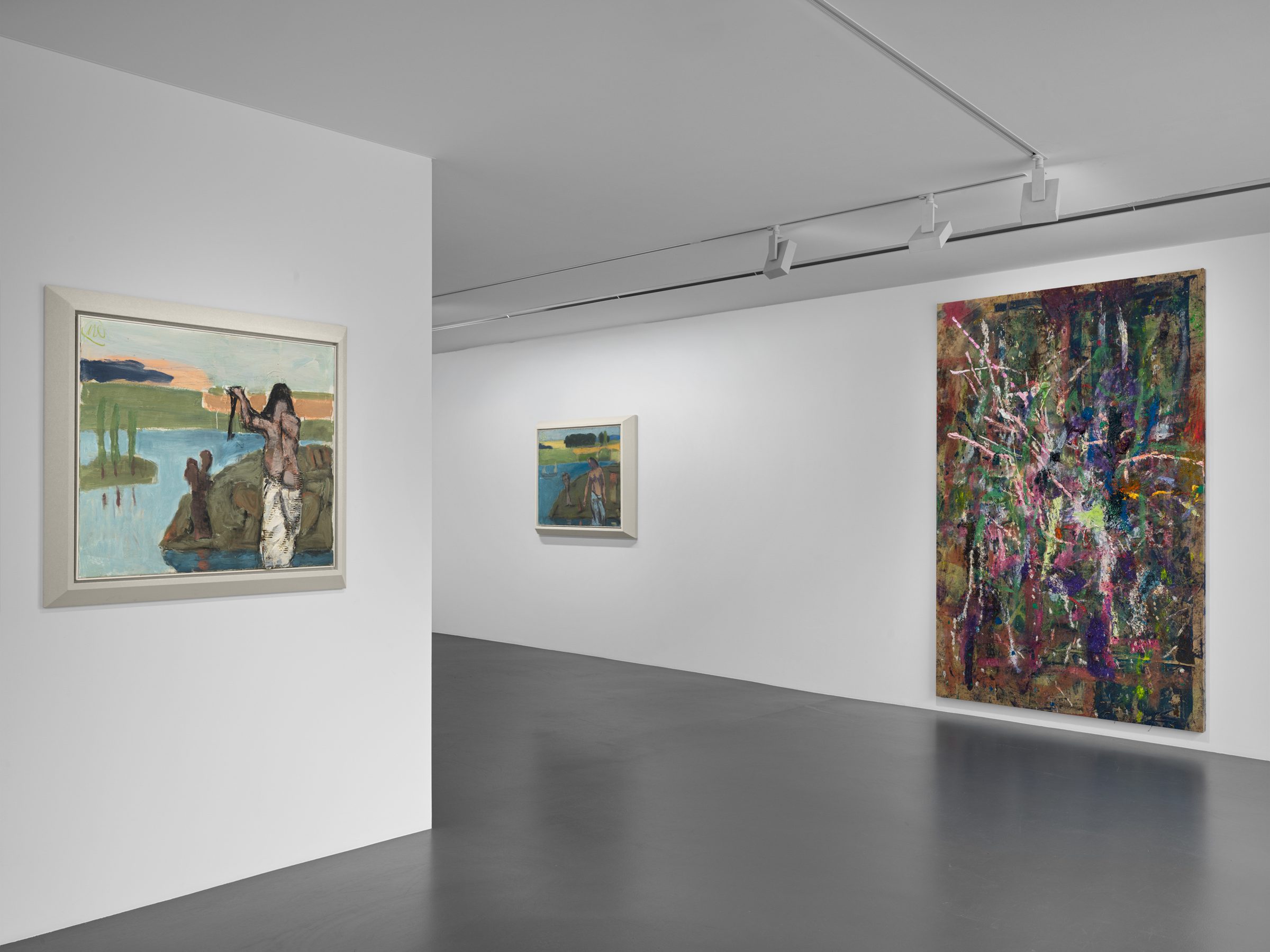 Installation view of Nebelstreif, 2026