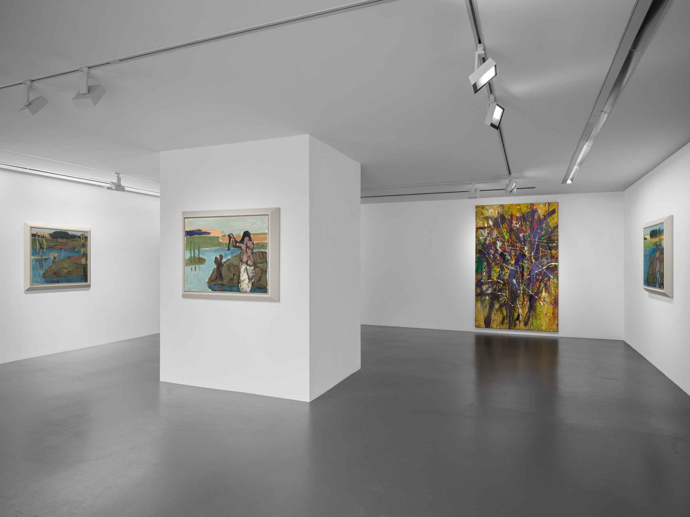 Installation view of Nebelstreif, 2026