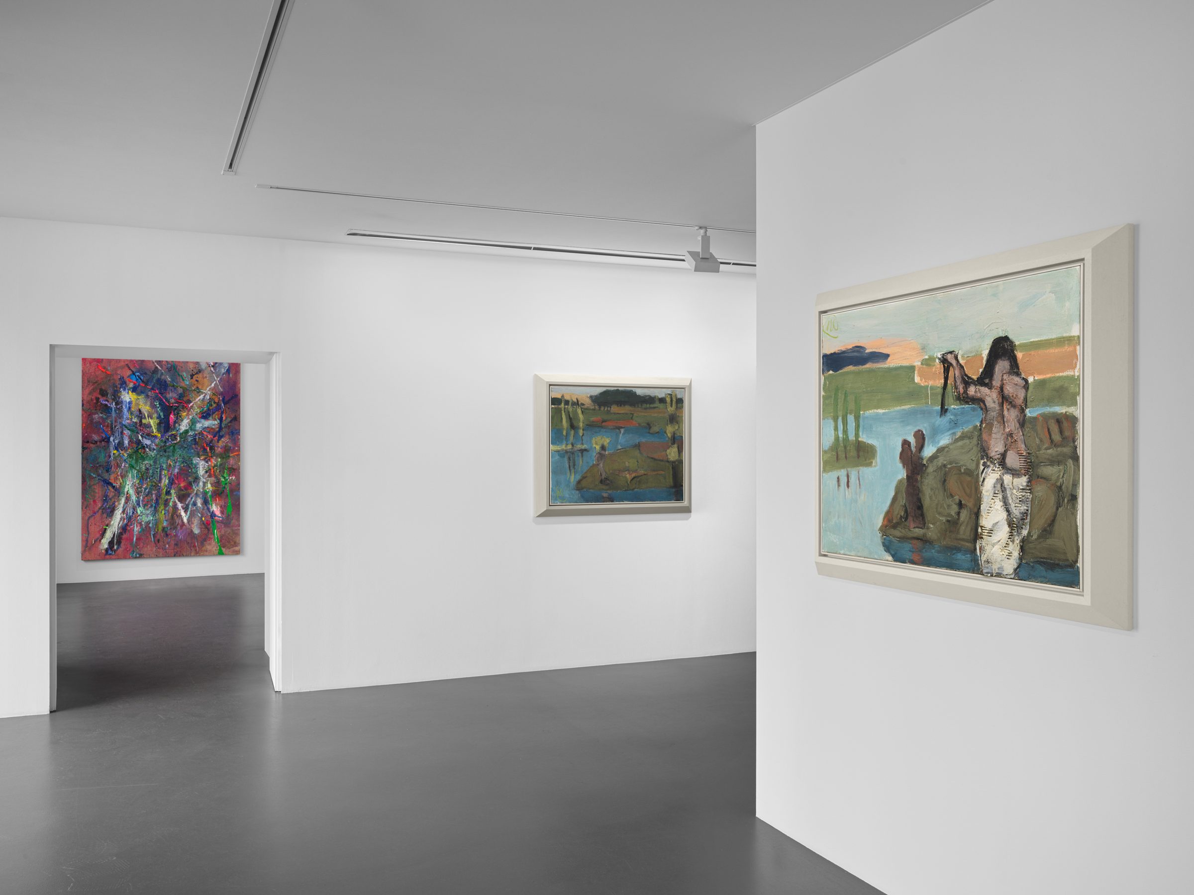 Installation view of Nebelstreif, 2026