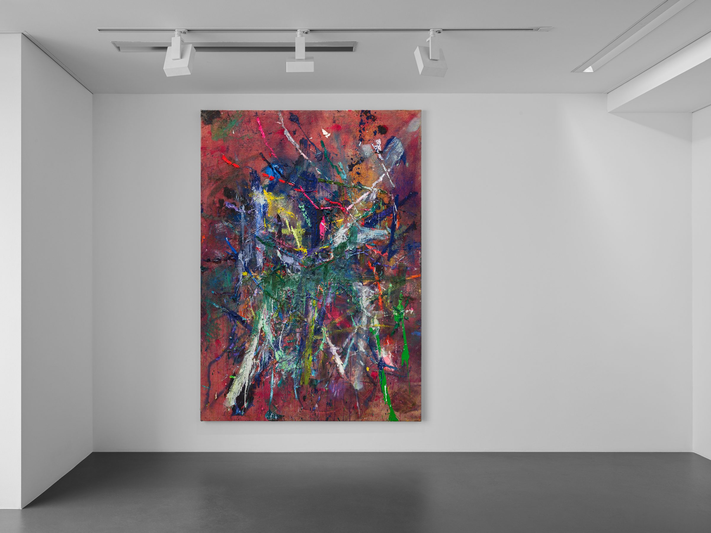Installation view of Nebelstreif, 2026