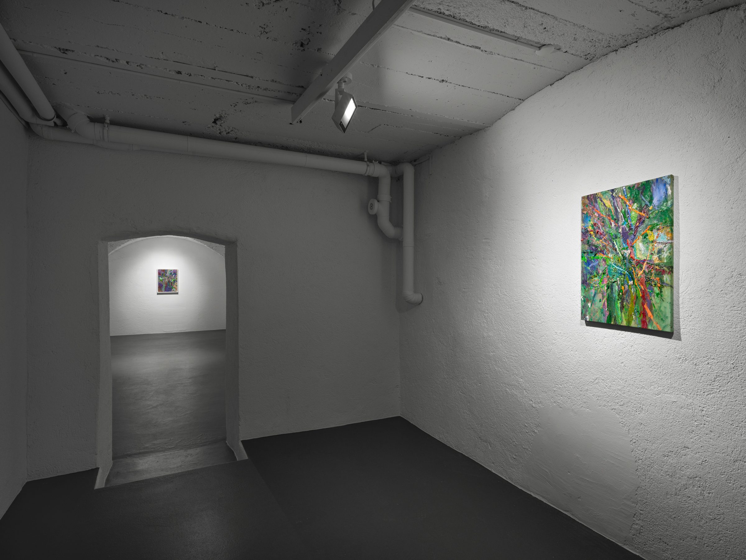 Installation view of Nebelstreif, 2026