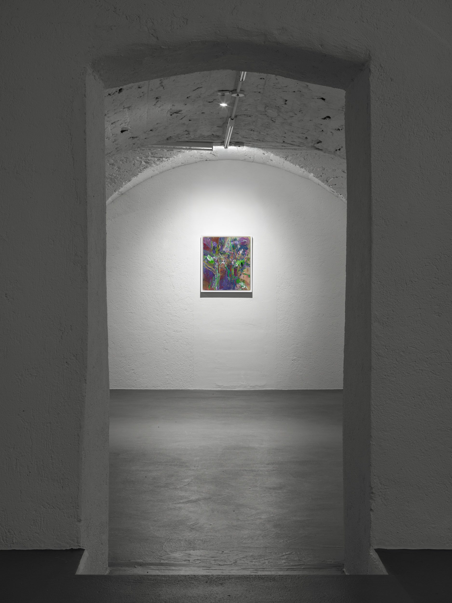 Installation view of Nebelstreif, 2026