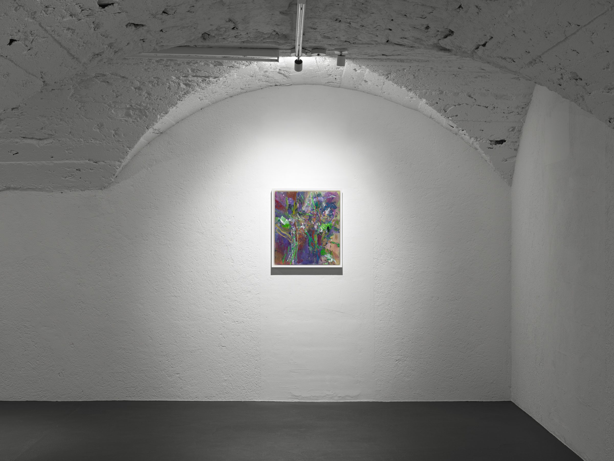 Installation view of Nebelstreif, 2026