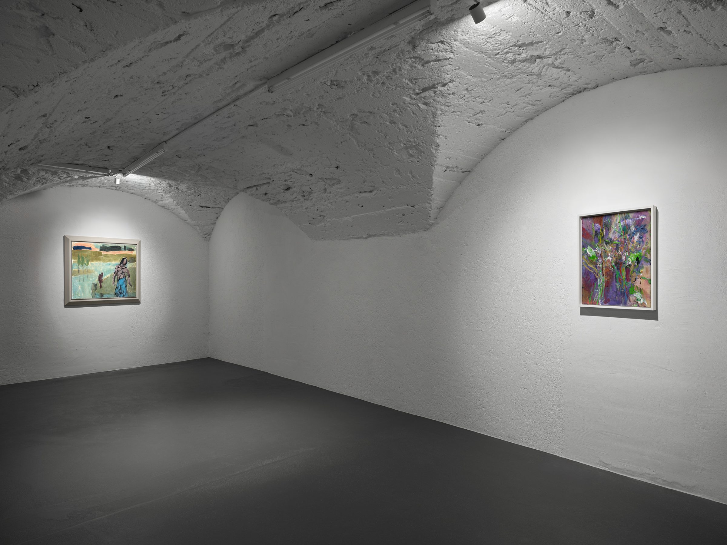 Installation view of Nebelstreif, 2026