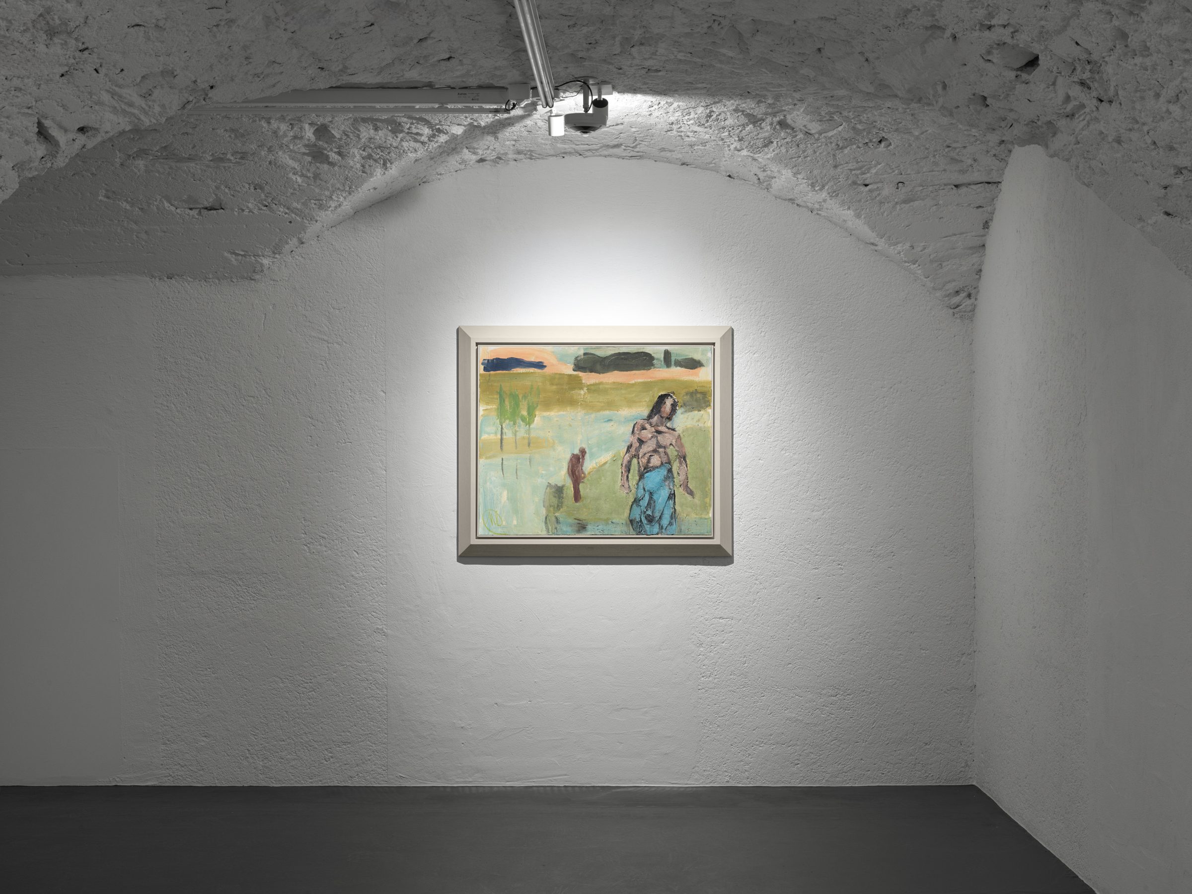 Installation view of Nebelstreif, 2026