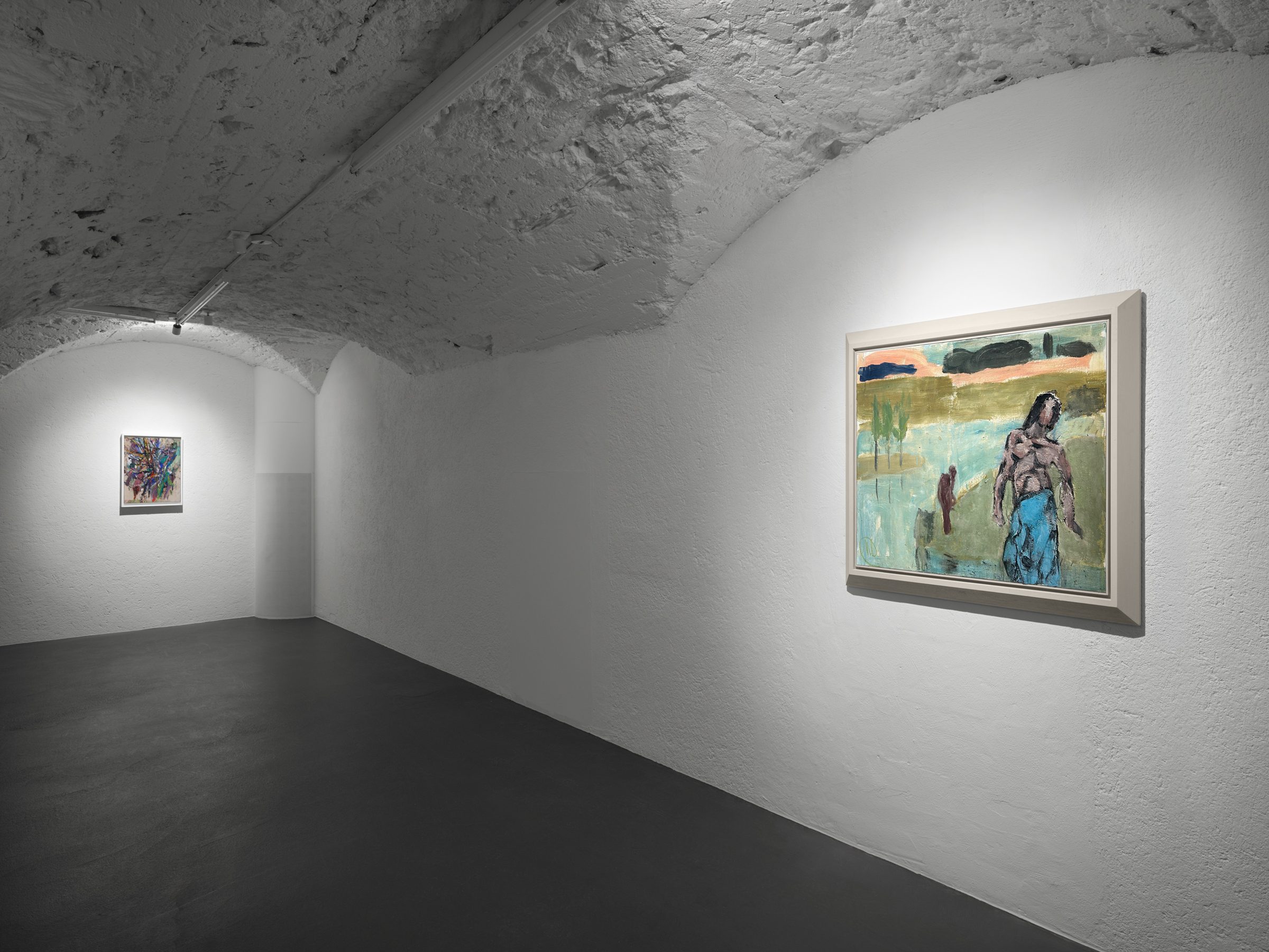 Installation view of Nebelstreif, 2026