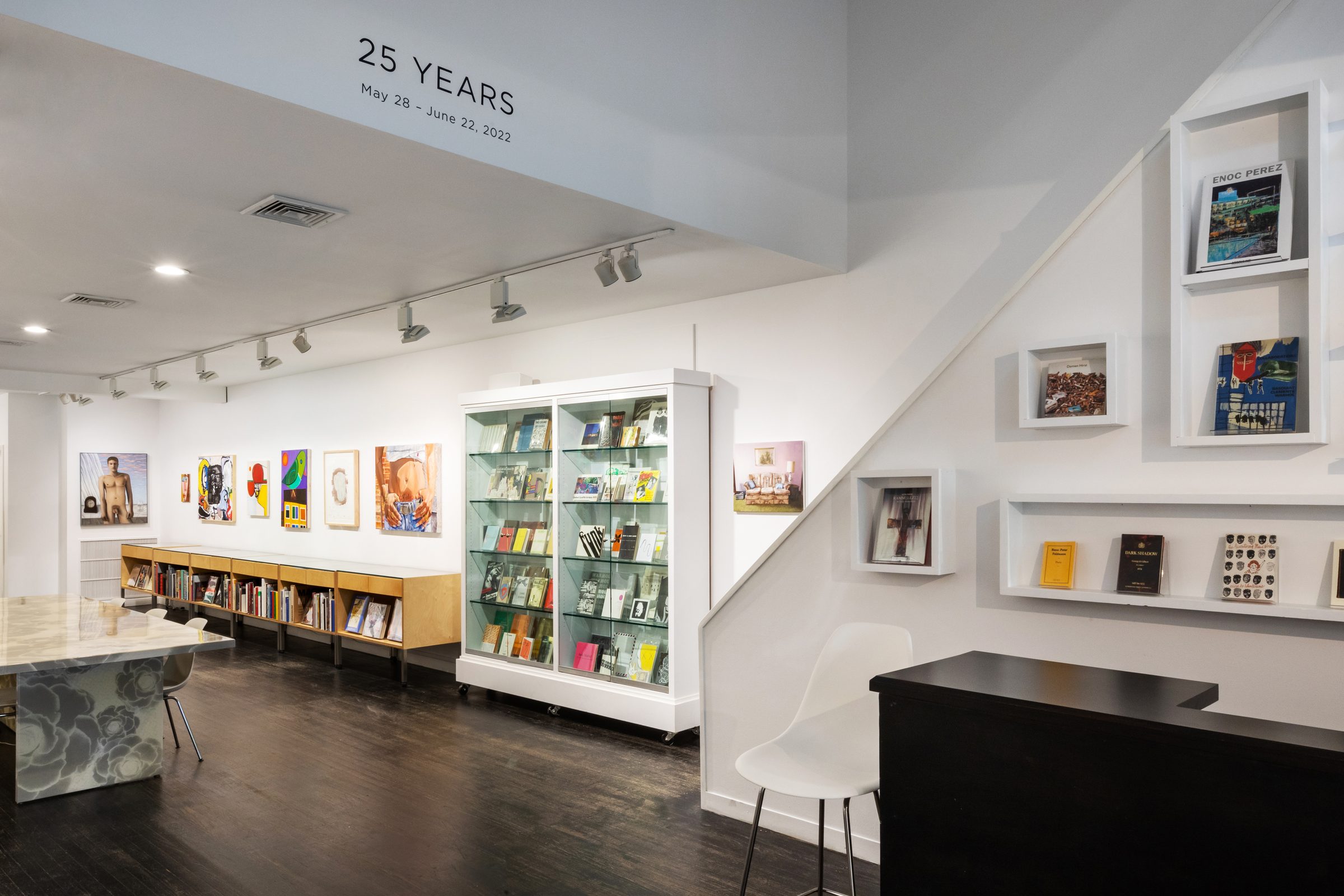 Installation view of 25 Years, 2022