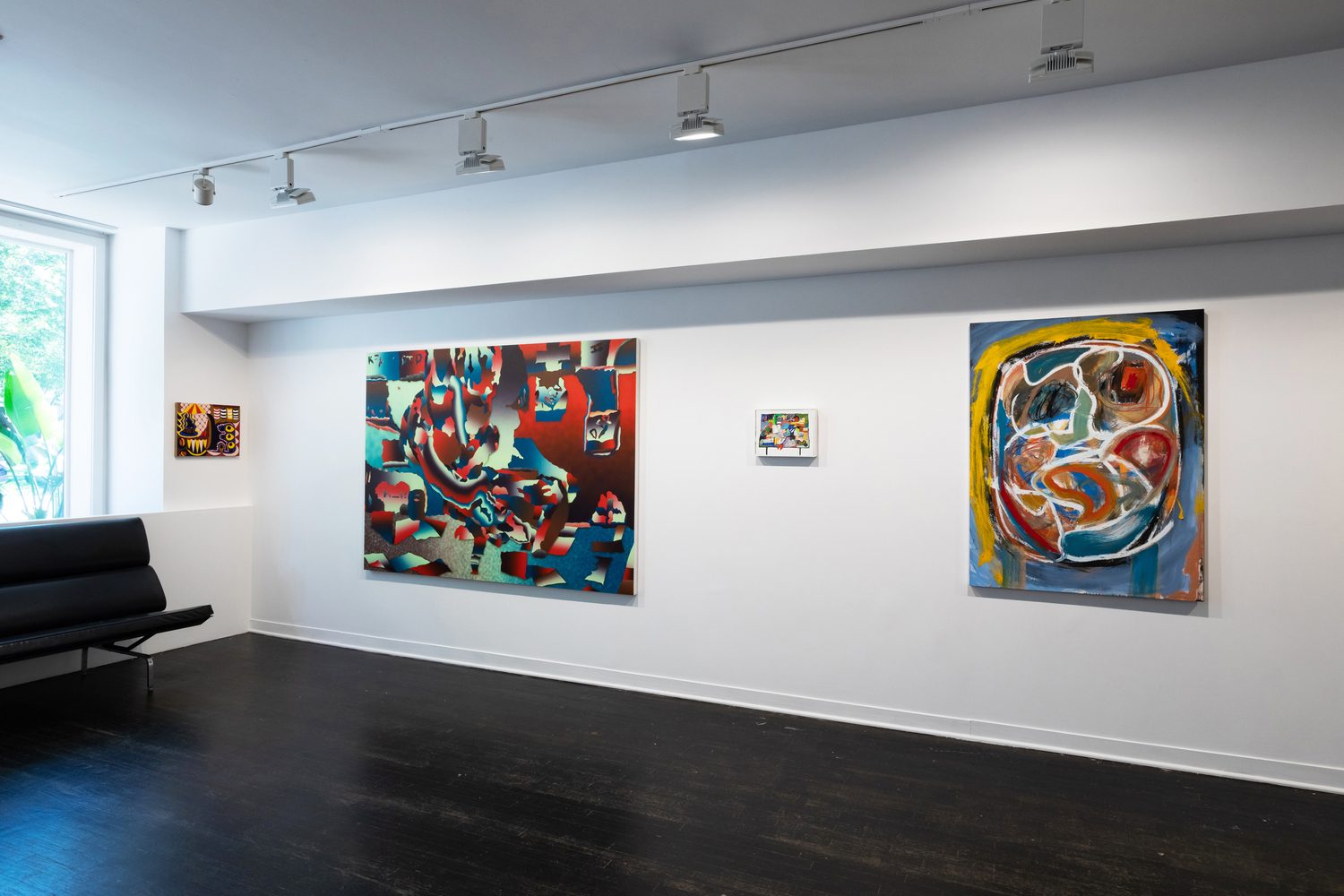 Installation view of 36 Paintings, 2020