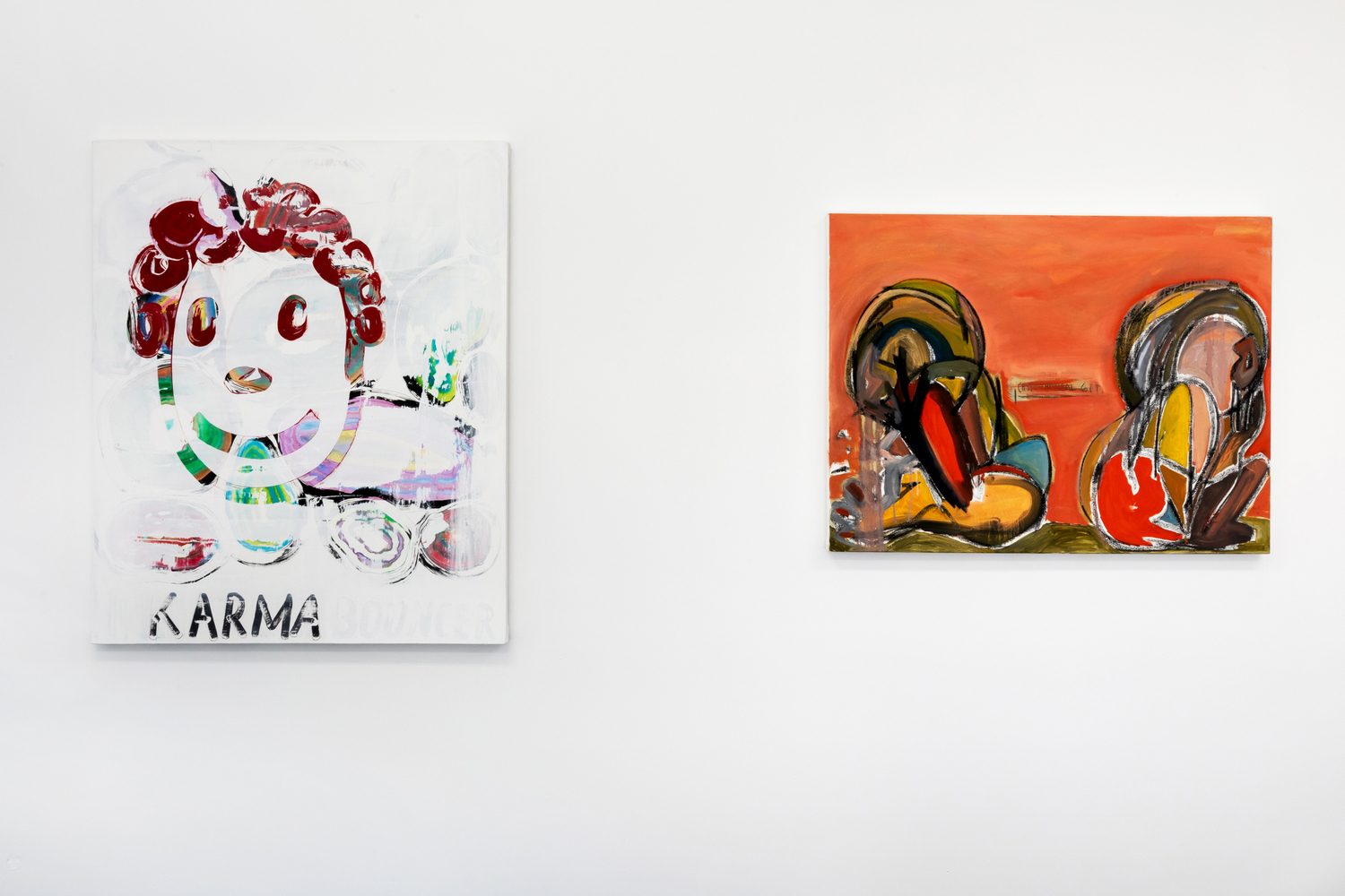 Installation view of 36 Paintings, 2020