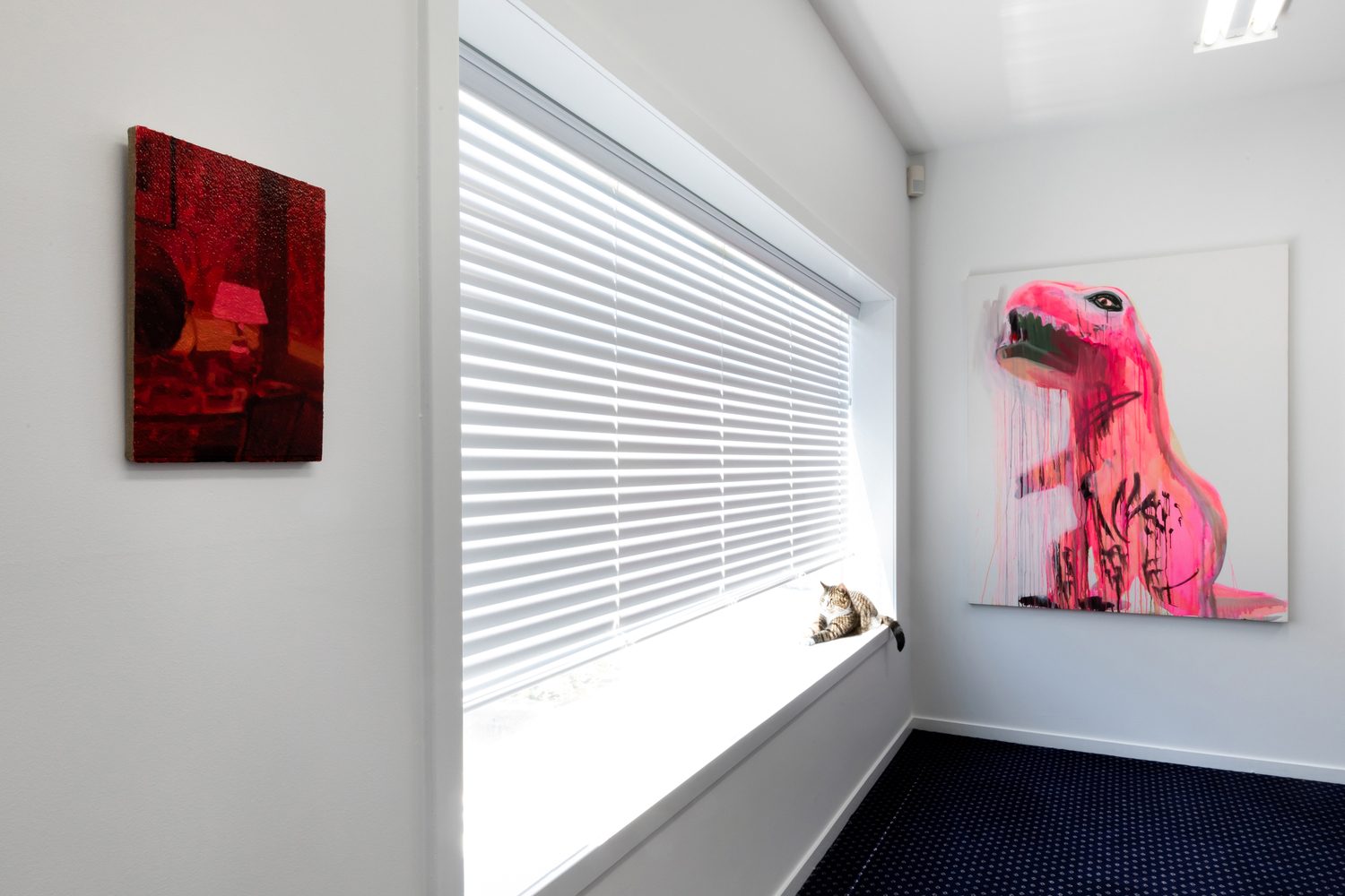 Installation view of 36 Paintings, 2020