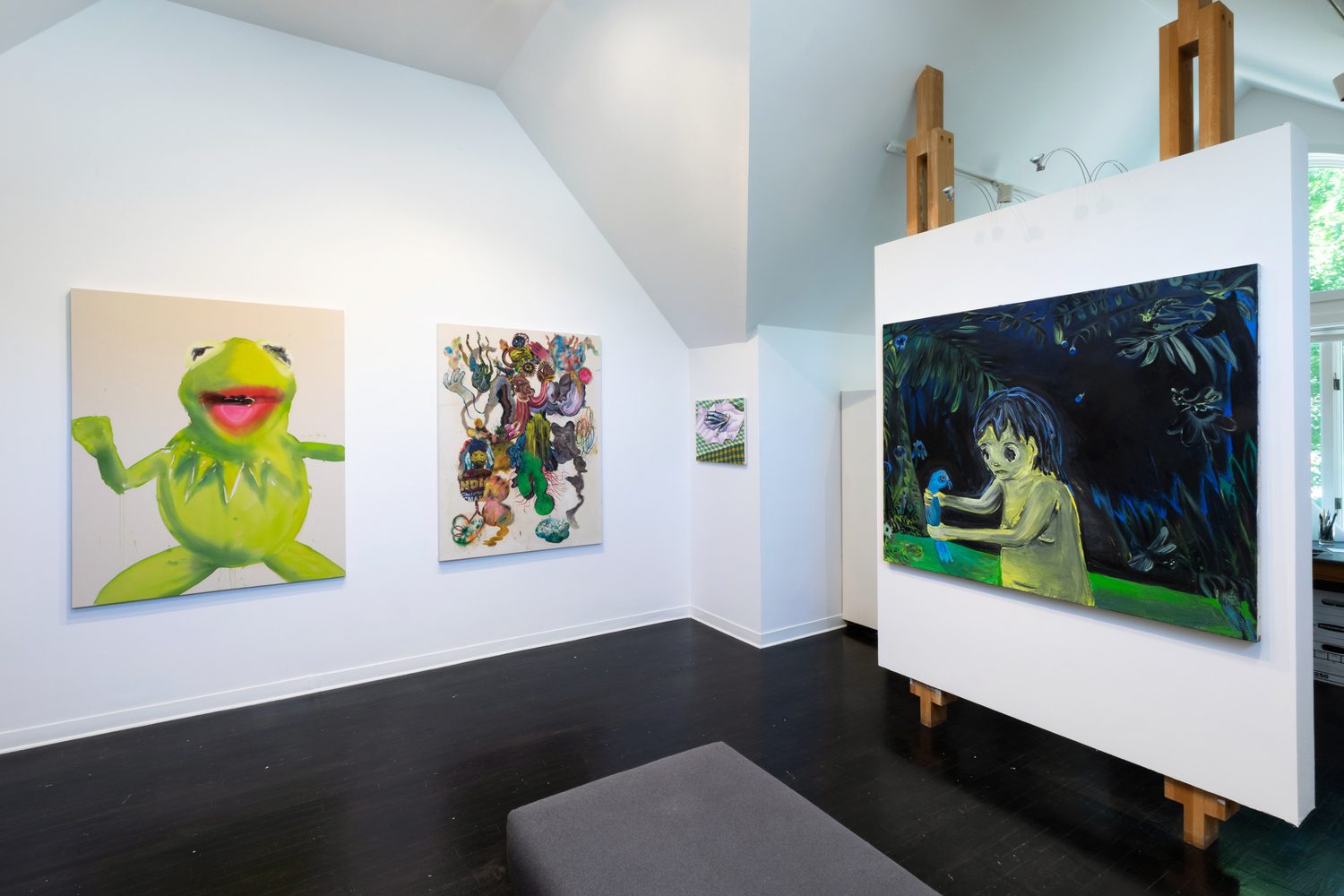 Installation view of 36 Paintings, 2020