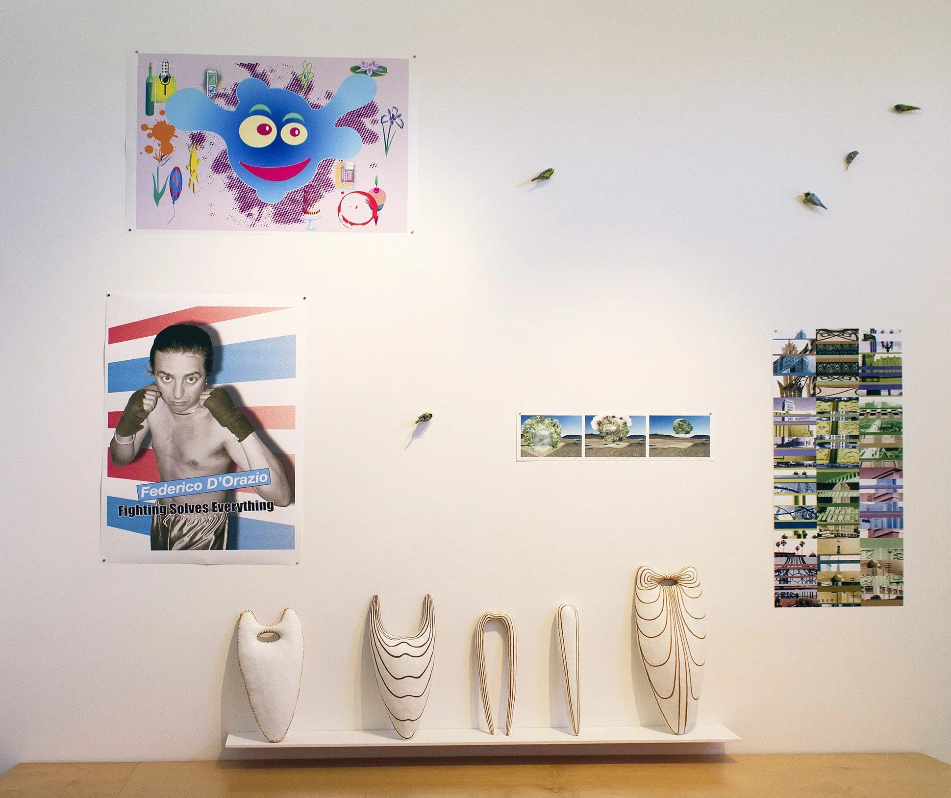 Installation view of 6018 Wilshire, Edward Cella, Los Angeles, 2014