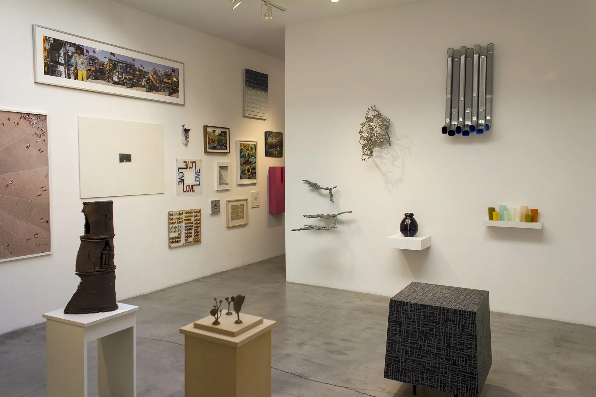Installation view of 6018 Wilshire, 2014