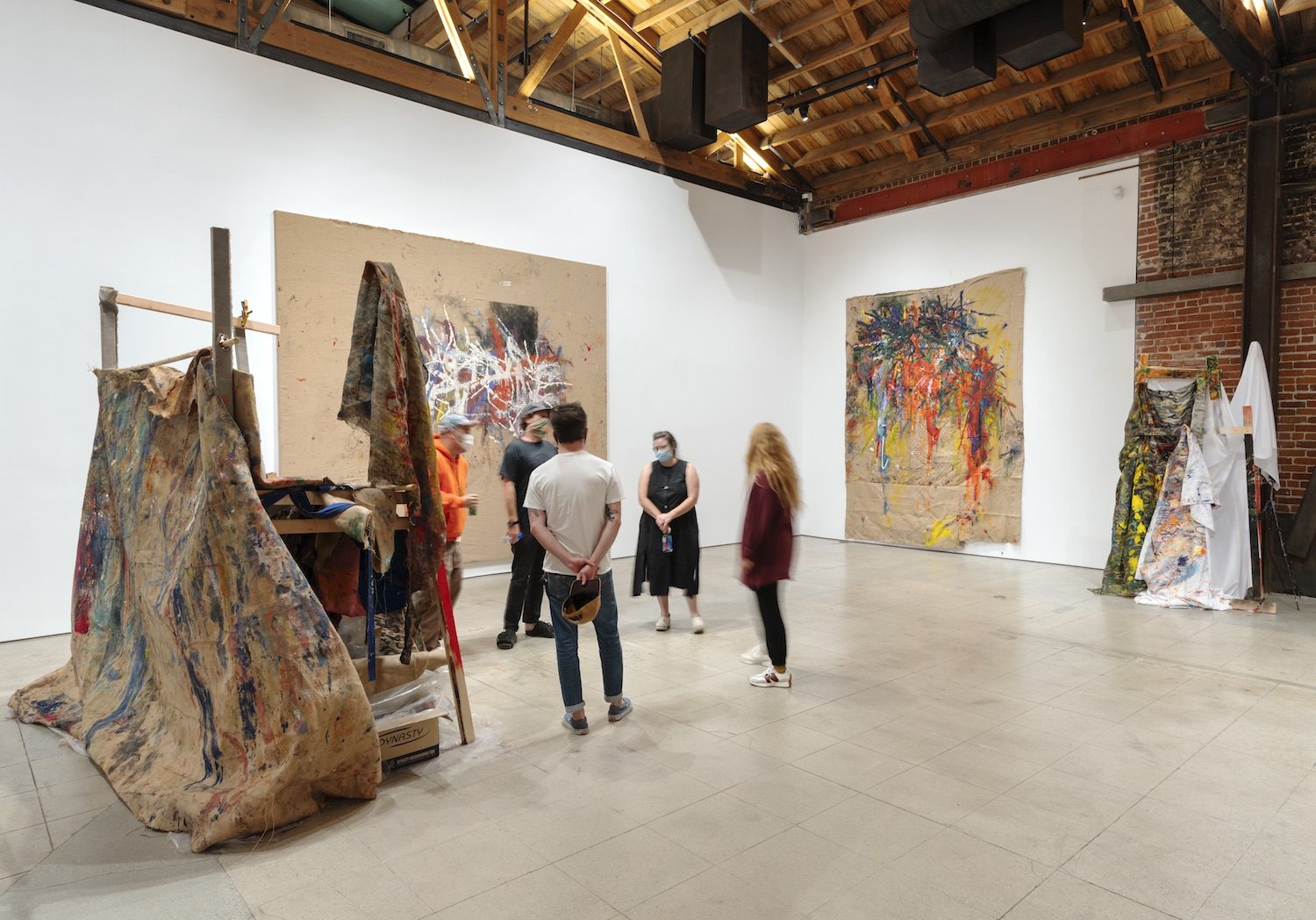 Installation view of A Doctor, a Painter, and an Alchemist Walk into a Bar, 2020