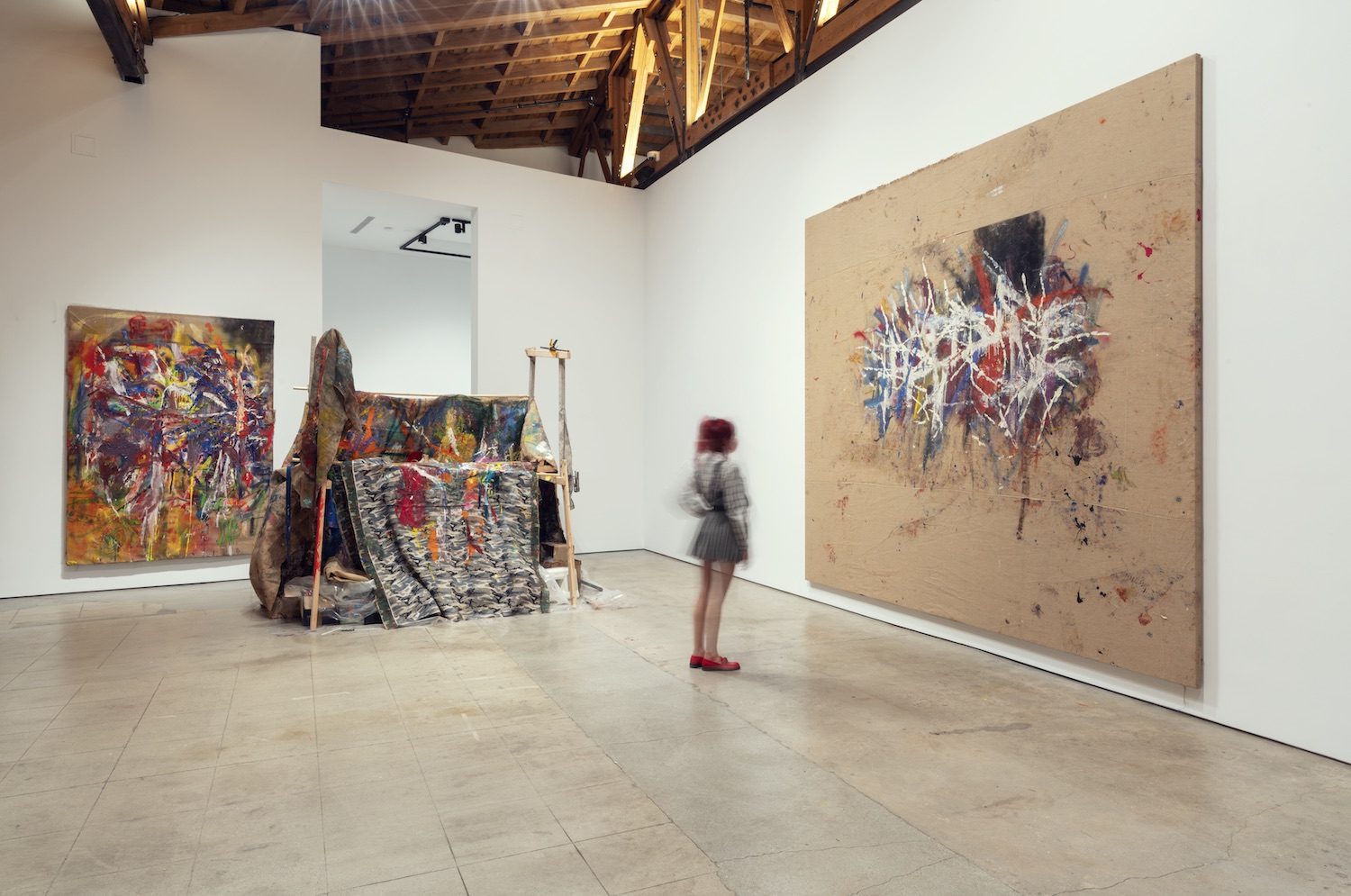 Installation view of A Doctor, a Painter, and an Alchemist Walk into a Bar, 2020