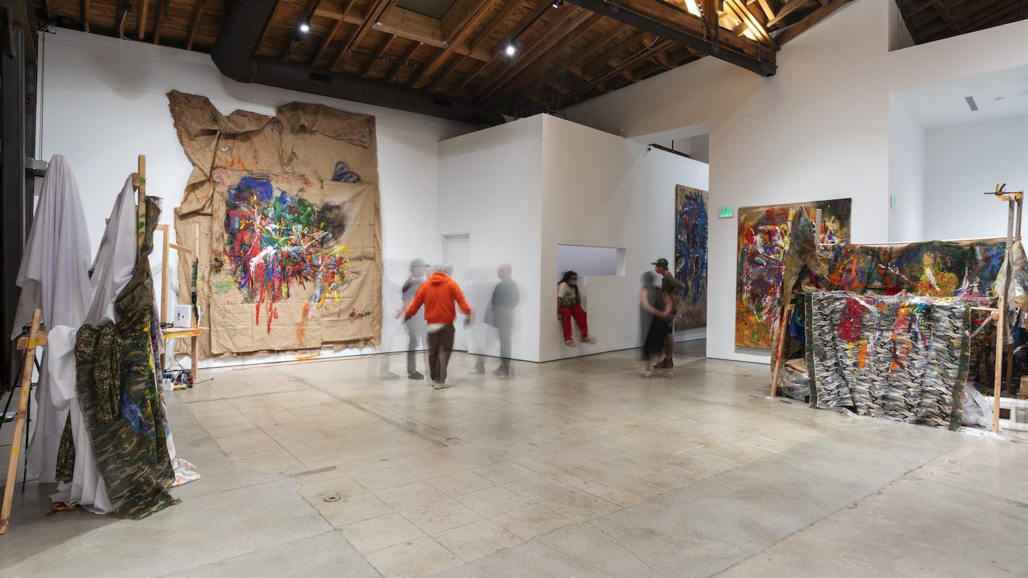 Installation view of A Doctor, a Painter, and an Alchemist Walk into a Bar, 2020