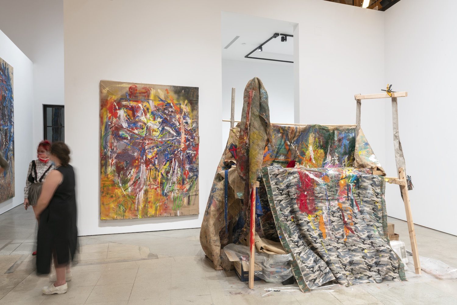 Installation view of A Doctor, a Painter, and an Alchemist Walk into a Bar, 2020