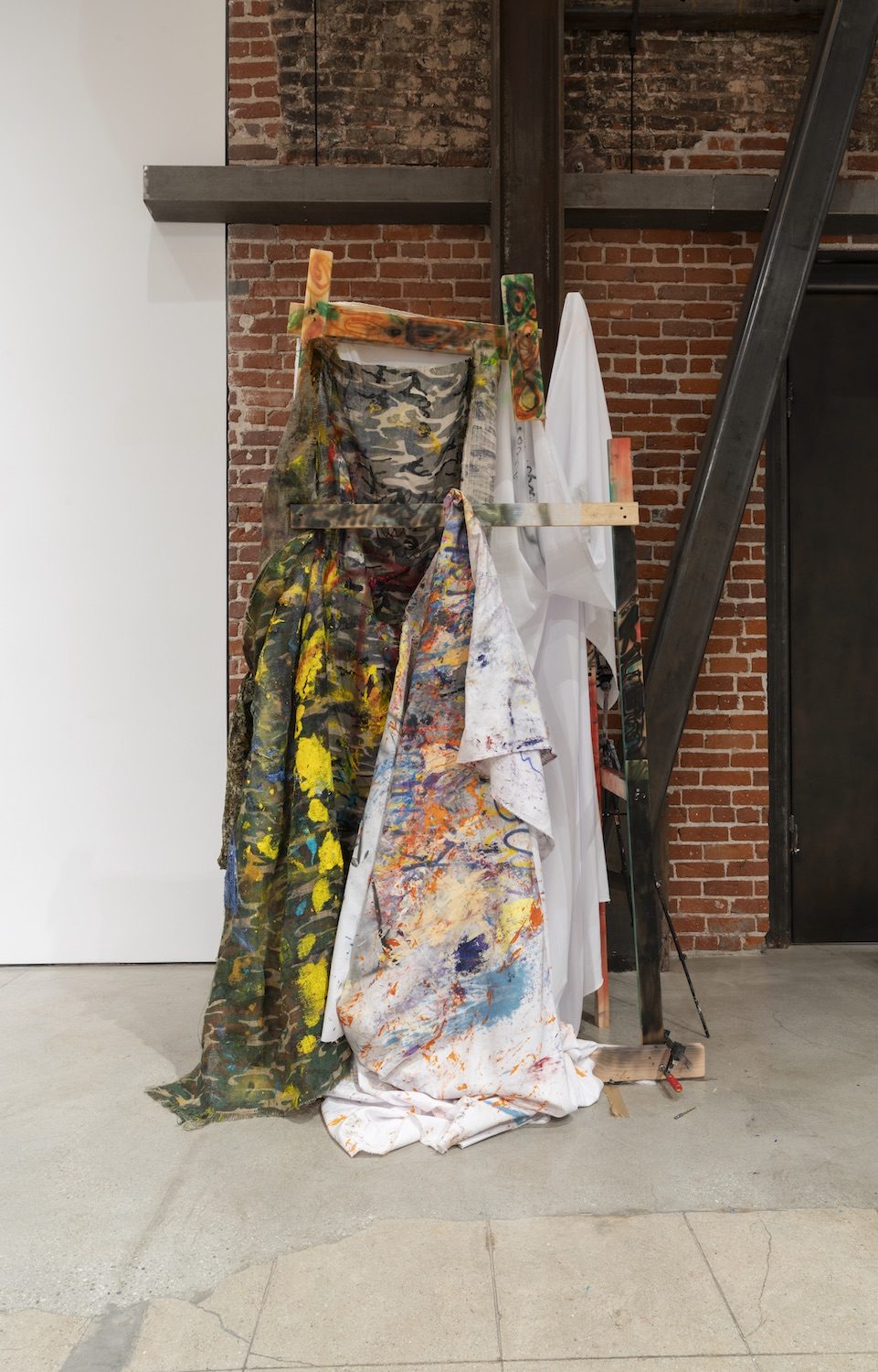 Installation view of A Doctor, a Painter, and an Alchemist Walk into a Bar, 2020