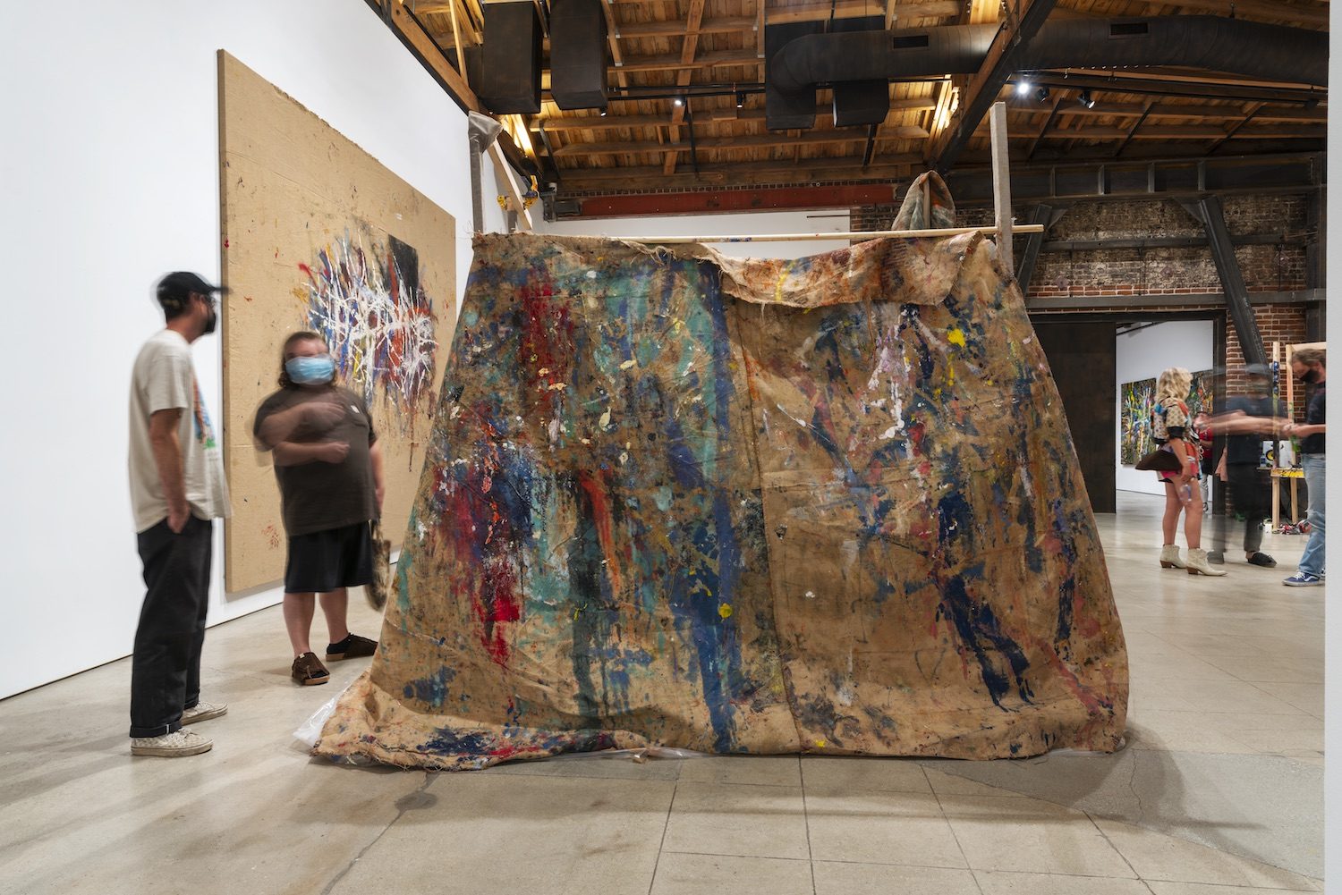 Installation view of A Doctor, a Painter, and an Alchemist Walk into a Bar, 2020