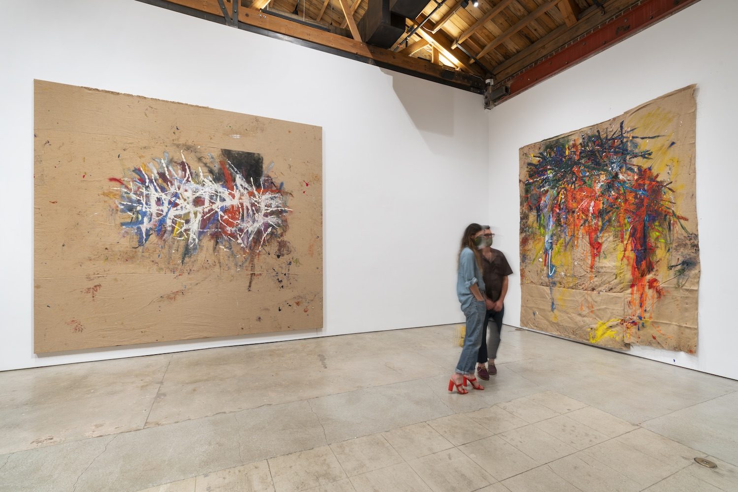 Installation view of A Doctor, a Painter, and an Alchemist Walk into a Bar, 2020