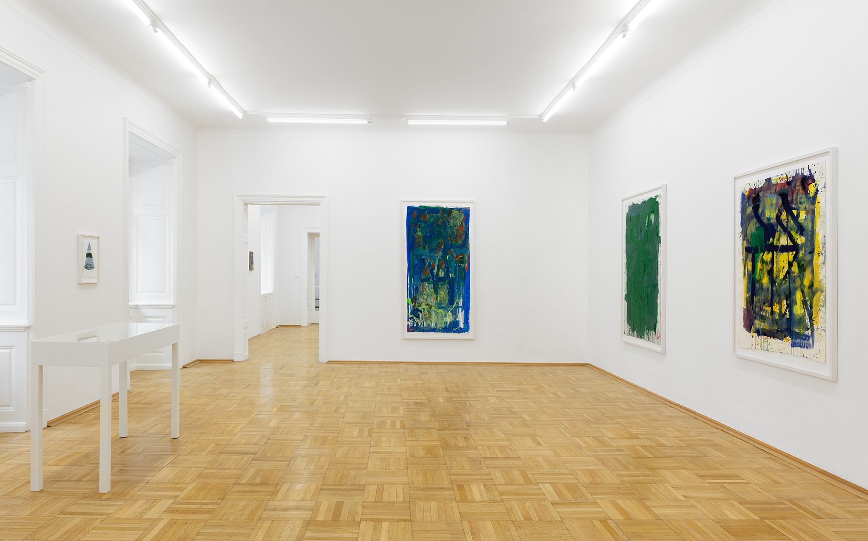 Installation view of Am See, 2024
