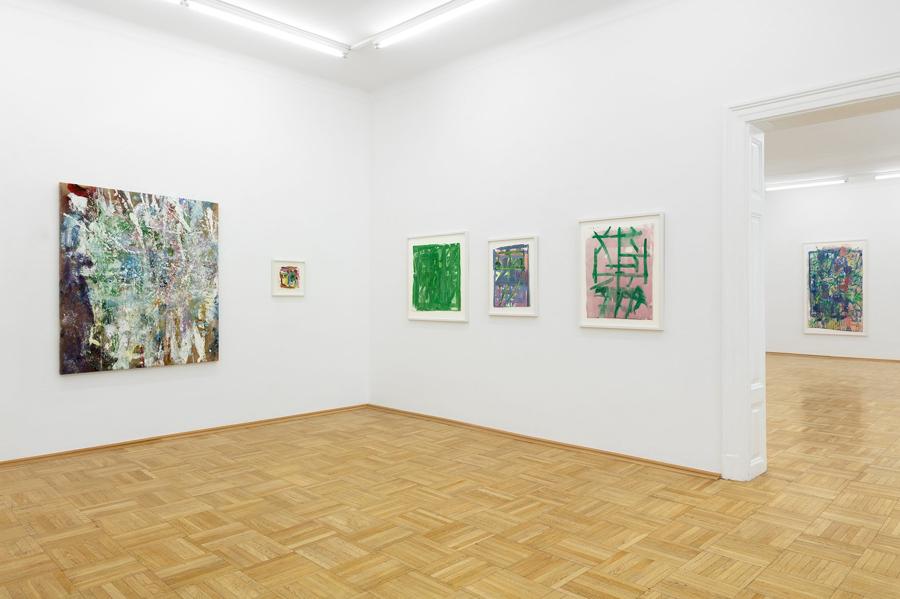 Installation view of Am See, 2024