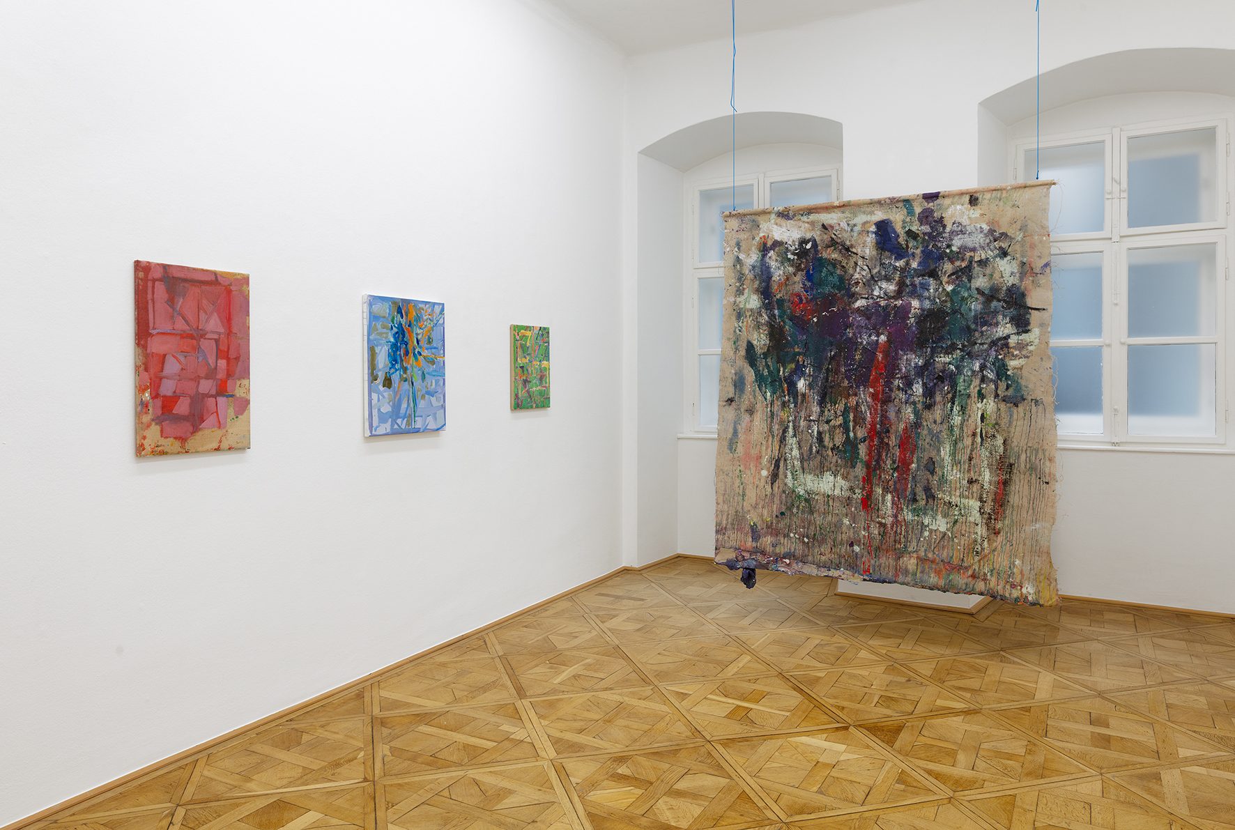 Installation view of Am See, 2024