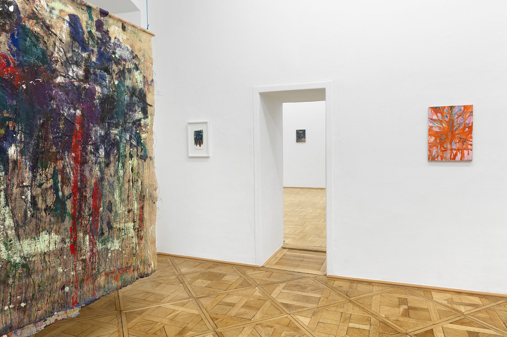 Installation view of Am See, 2024