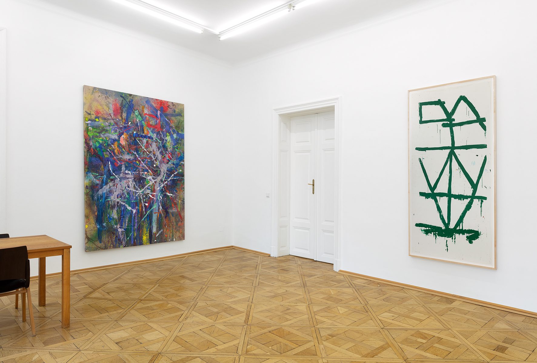 Installation view of Am See, 2024