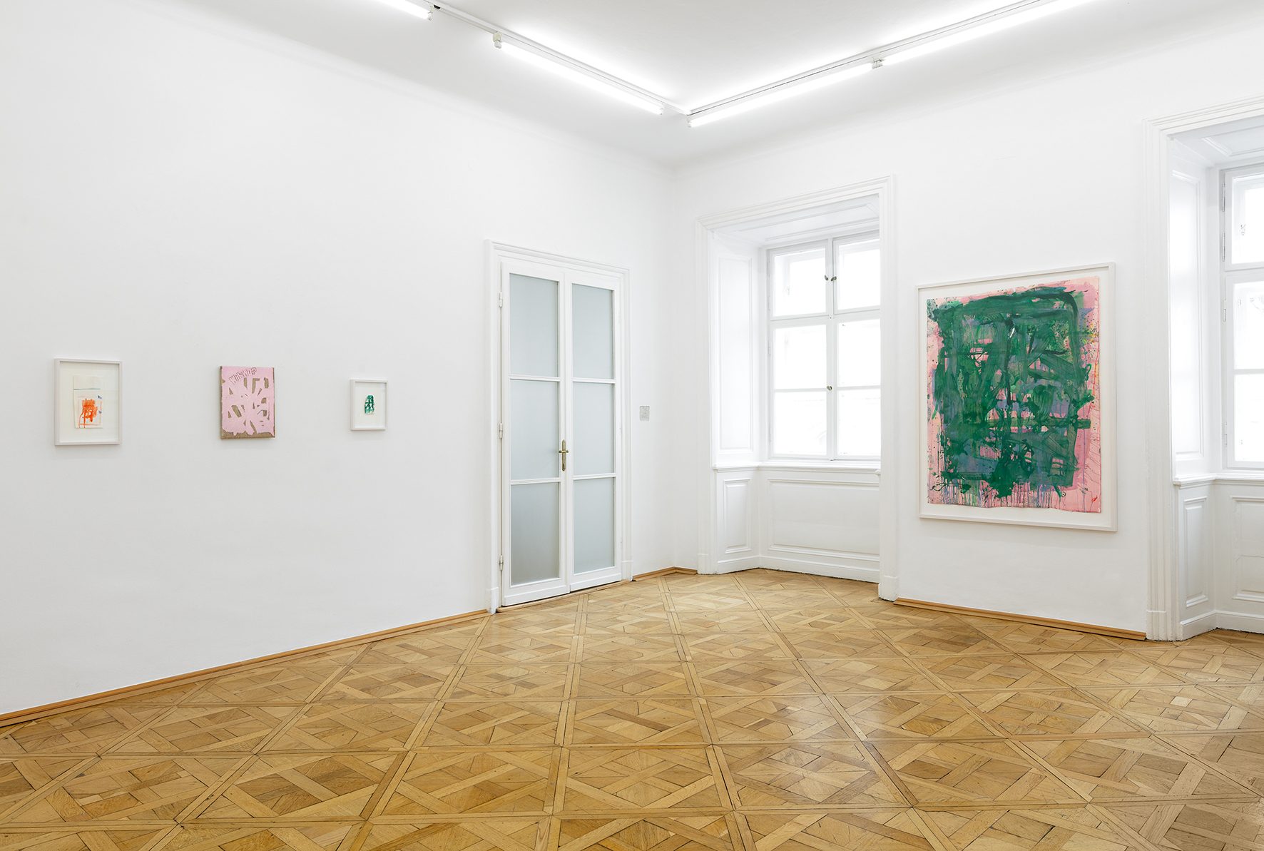 Installation view of Am See, 2024