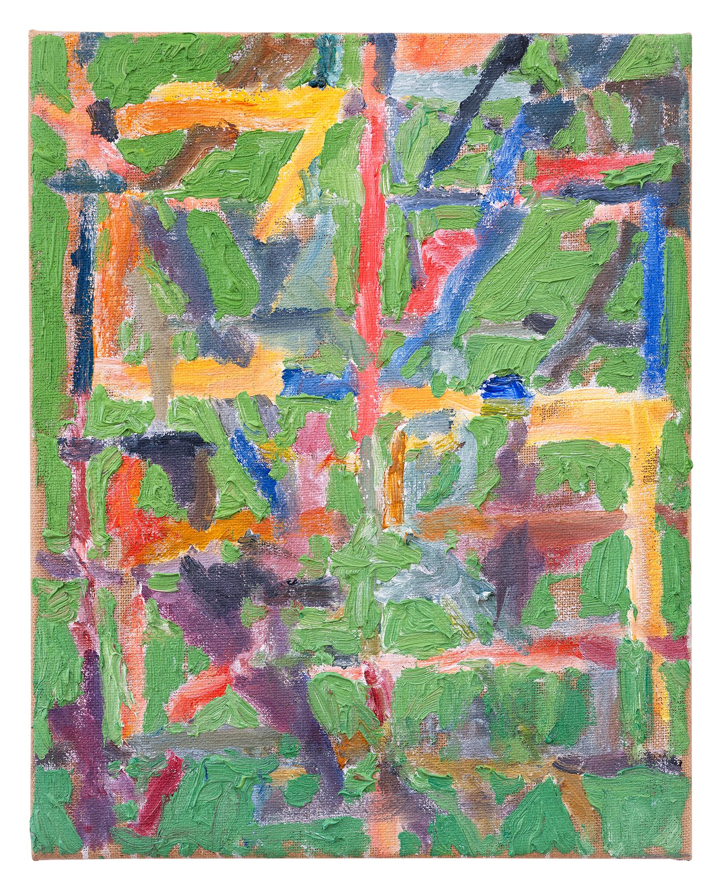 Spencer Lewis, Green Mulitcolor Cage, 2024