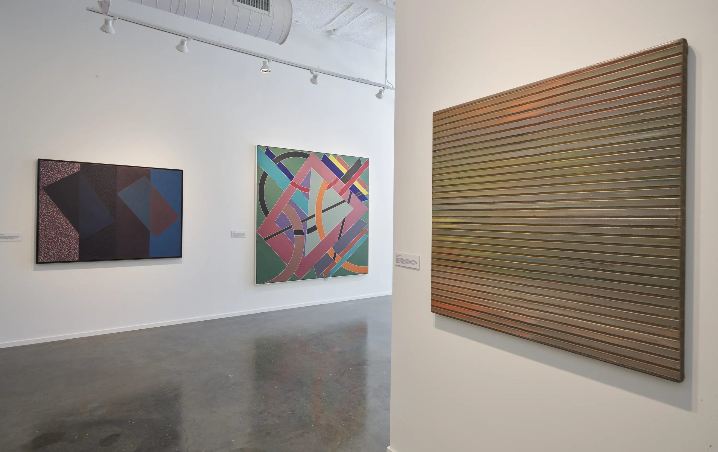 Installation view of Black Abstractionists: From Then 'til Now, 2022
