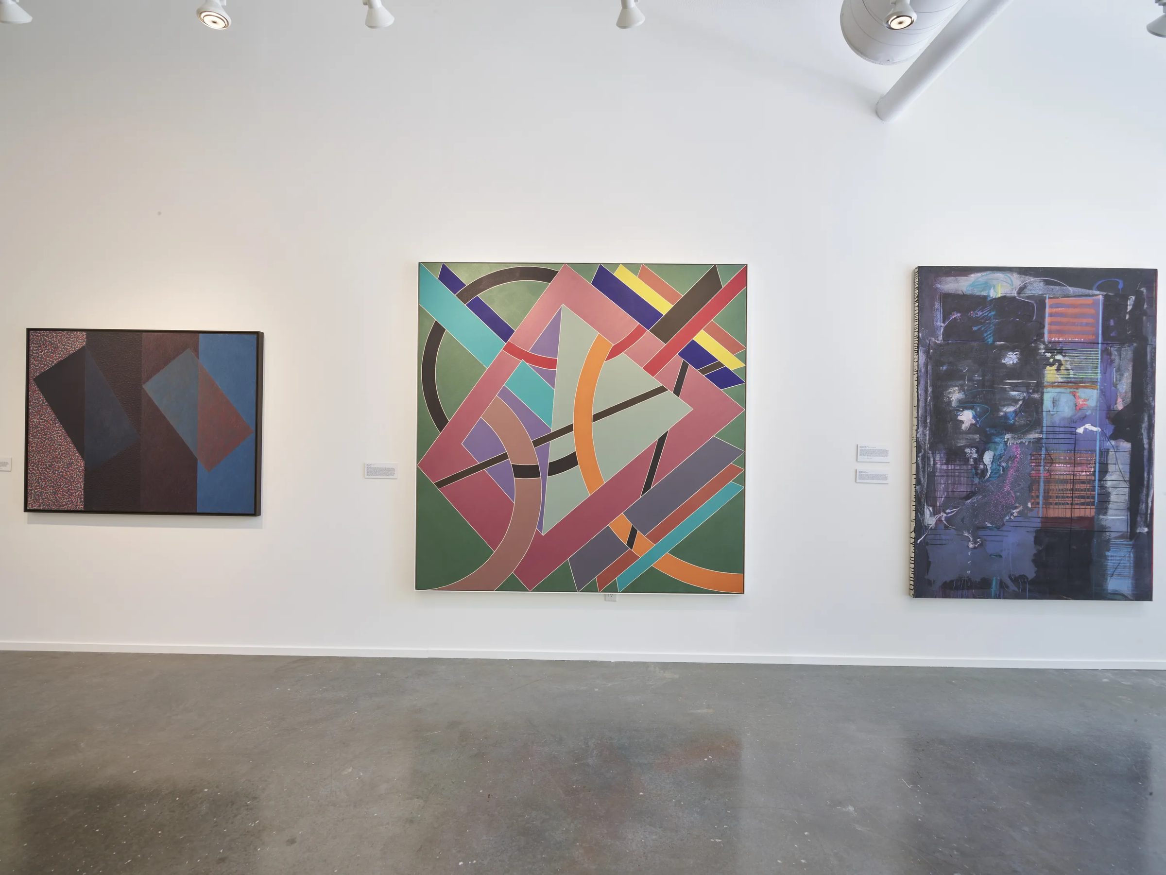 Installation view of Black Abstractionists: From Then 'til Now, 2022