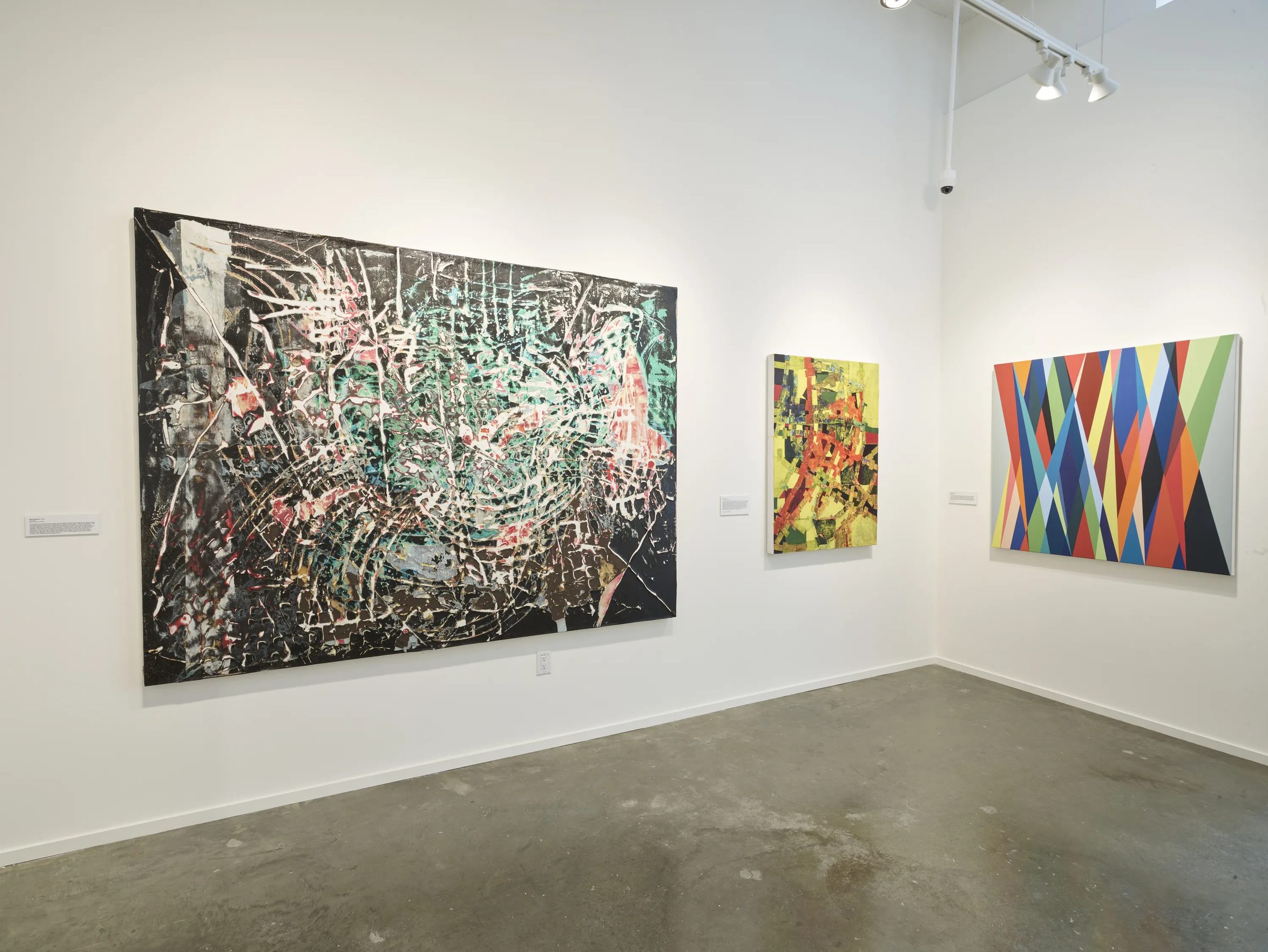 Installation view of Black Abstractionists: From Then 'til Now, 2022