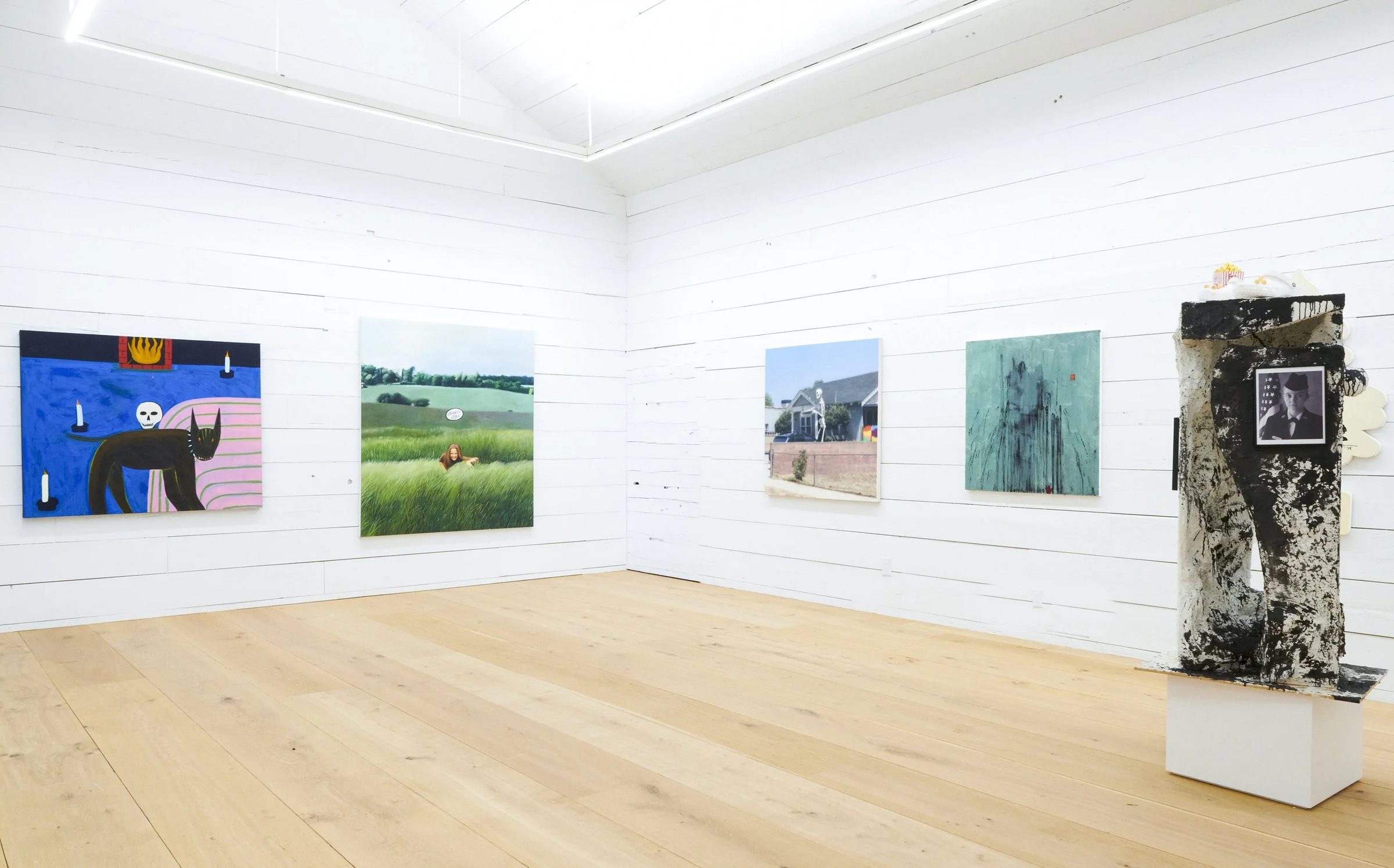 Installation view of Drunk vs. Stoned 3, 2023