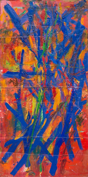 Spencer Lewis, Blue Sash, 2016