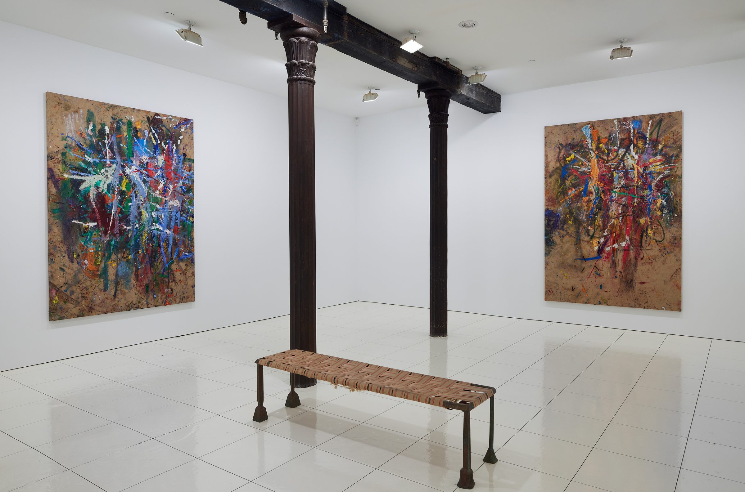 Installation view of Four New Works, 2021