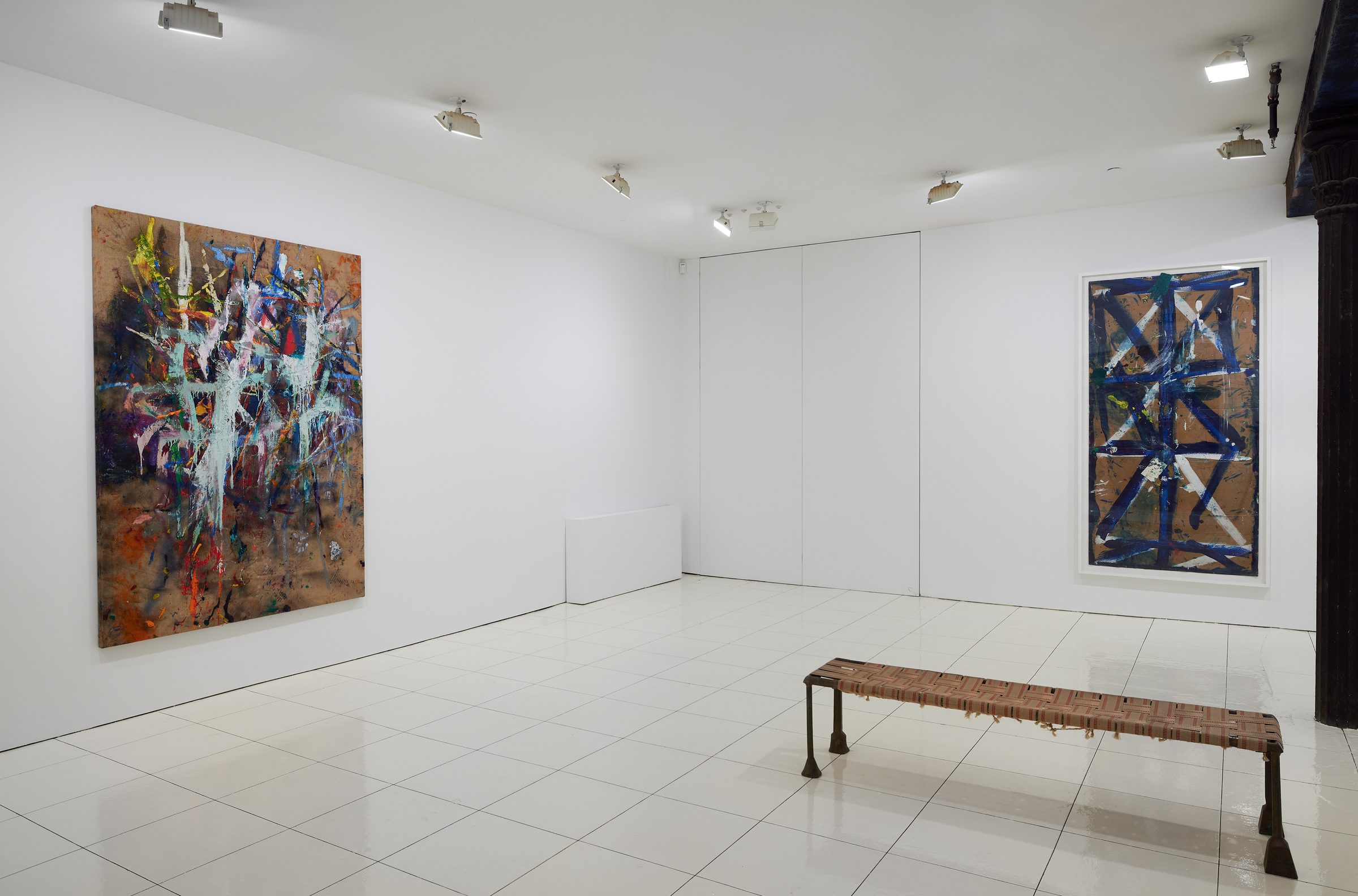 Installation view of Four New Works, 2021