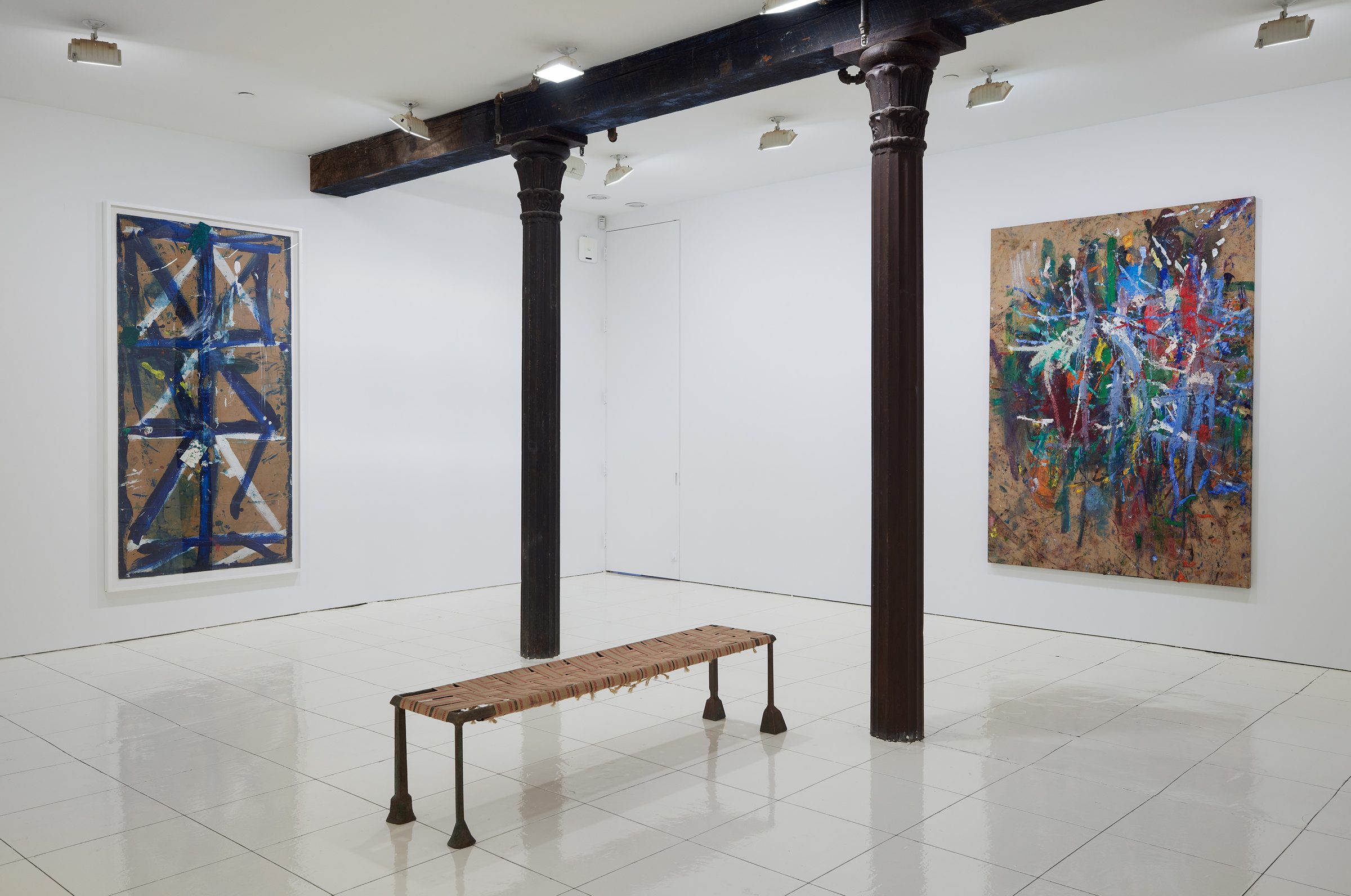 Installation view of Four New Works, 2021