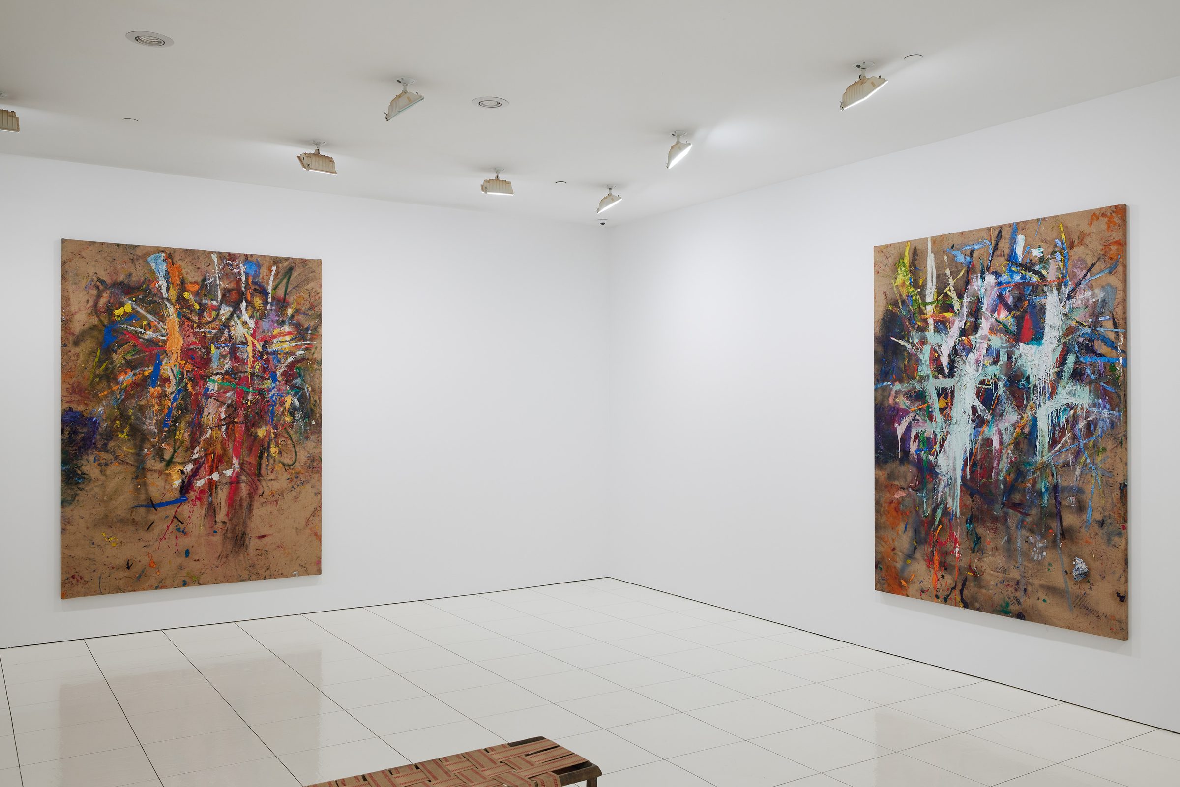 Installation view of Four New Works, 2021