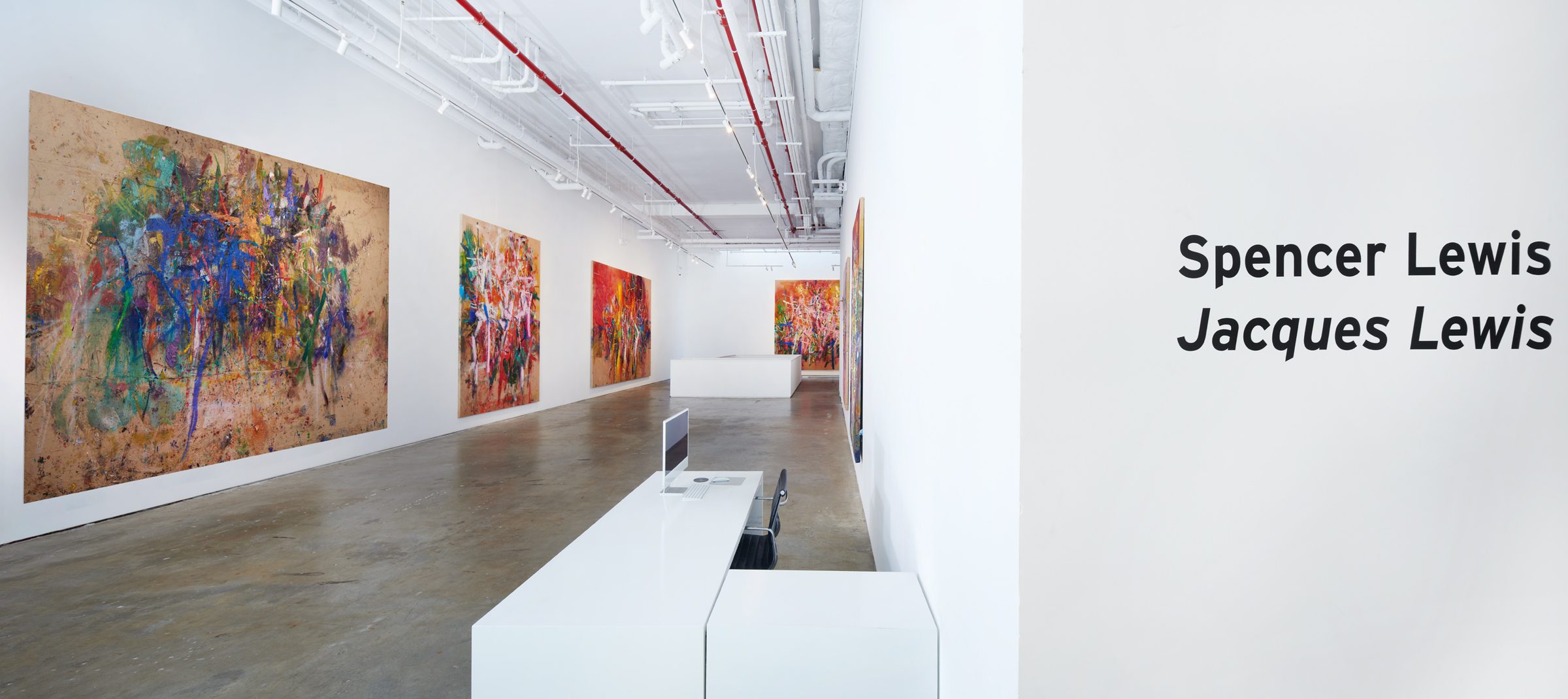 Installation view of Jacques Lewis, 2022