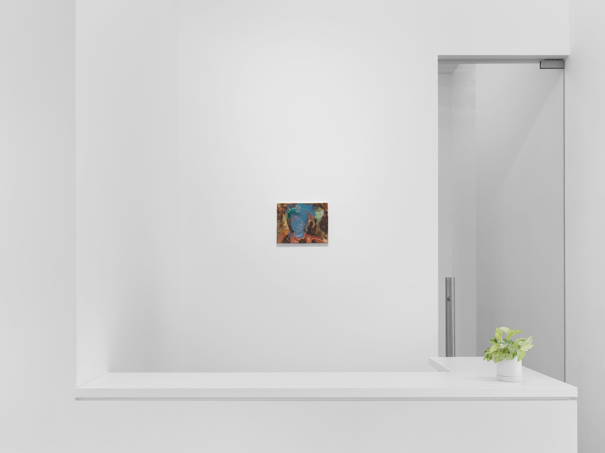 Installation view of Jacques (Pink and Purple Paintings for My Dad), 2022