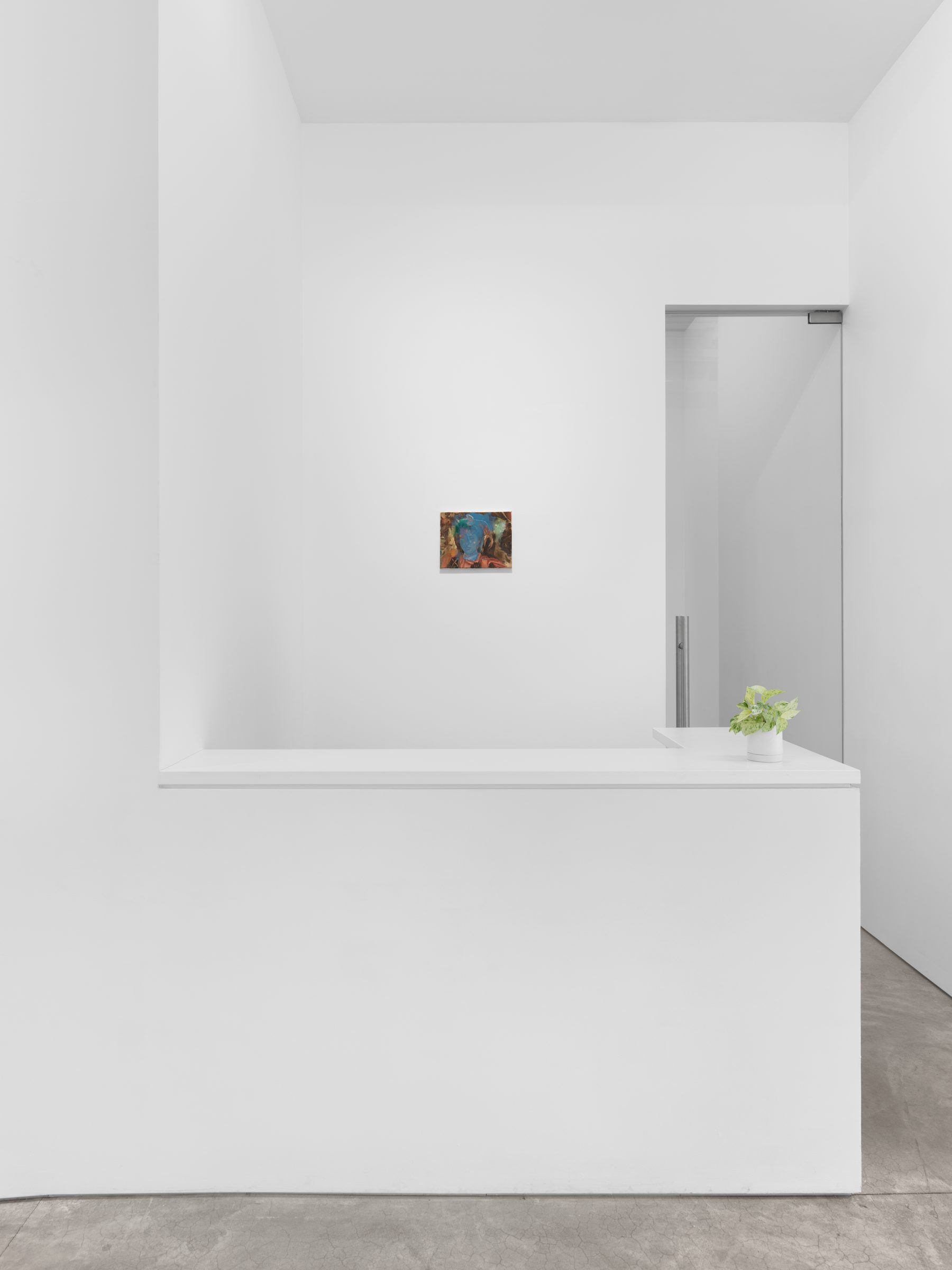 Installation view of Jacques (Pink and Purple Paintings for My Dad), 2022