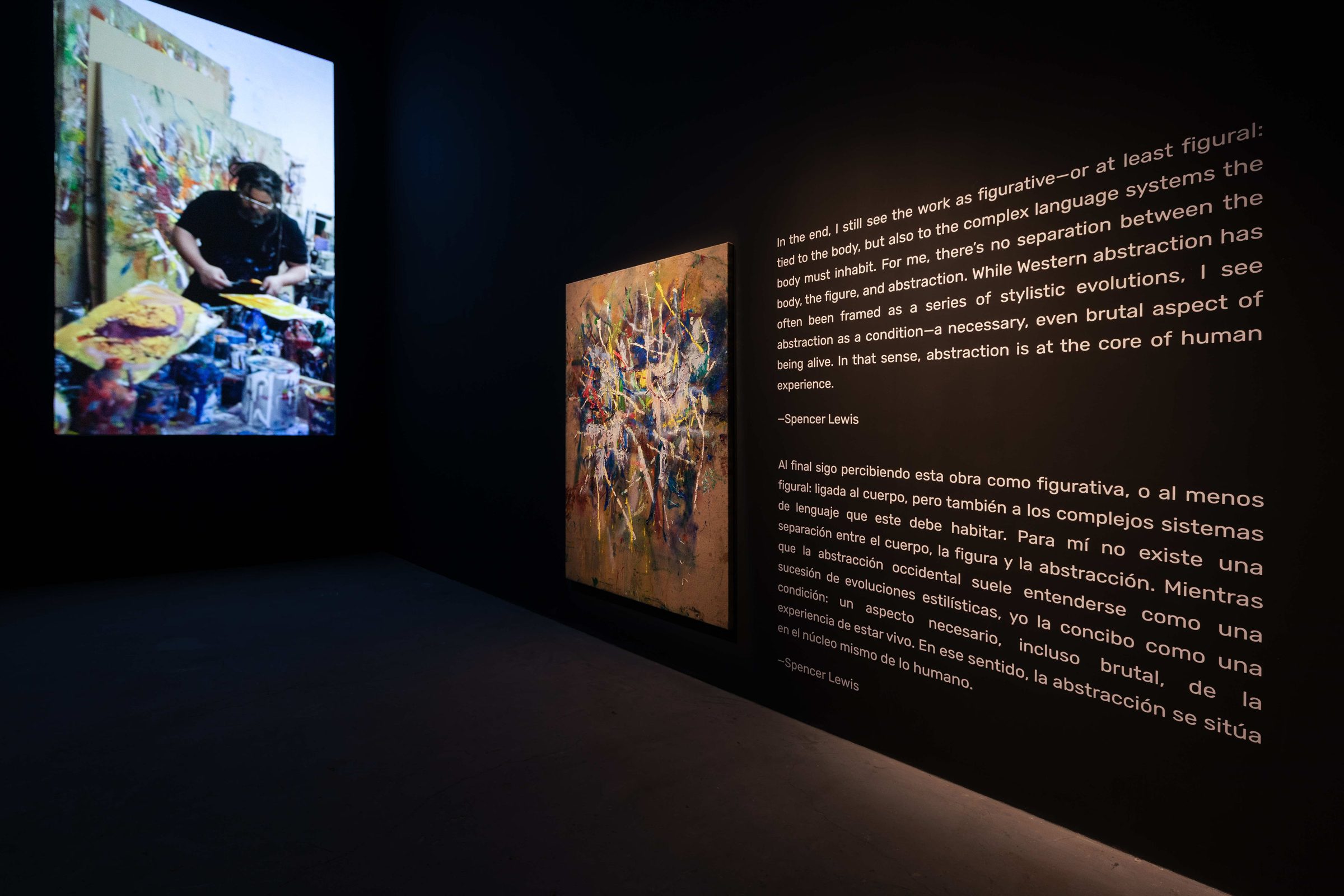 Installation view of La Noche de Día, 2025