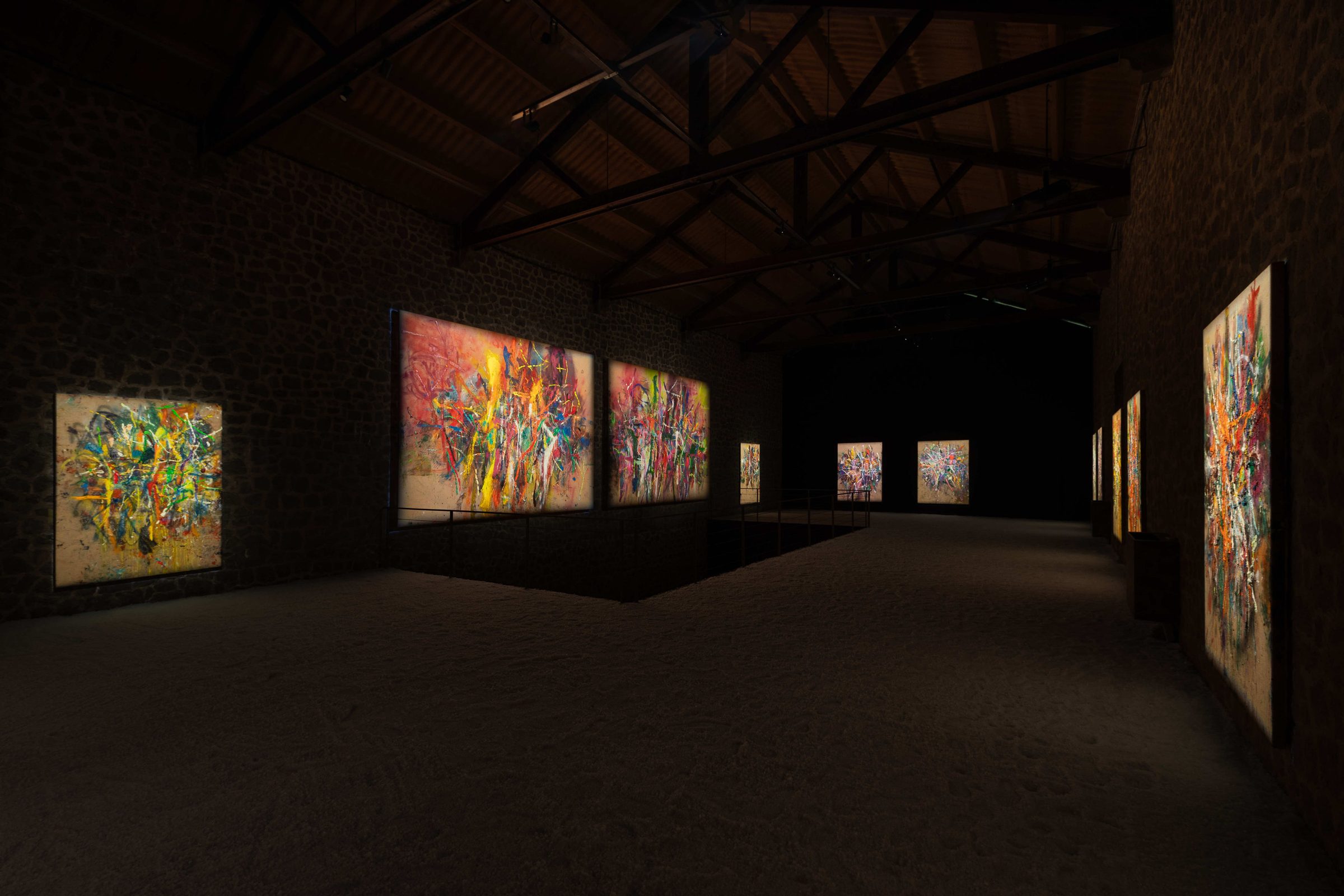 Installation view of La Noche de Día, 2025