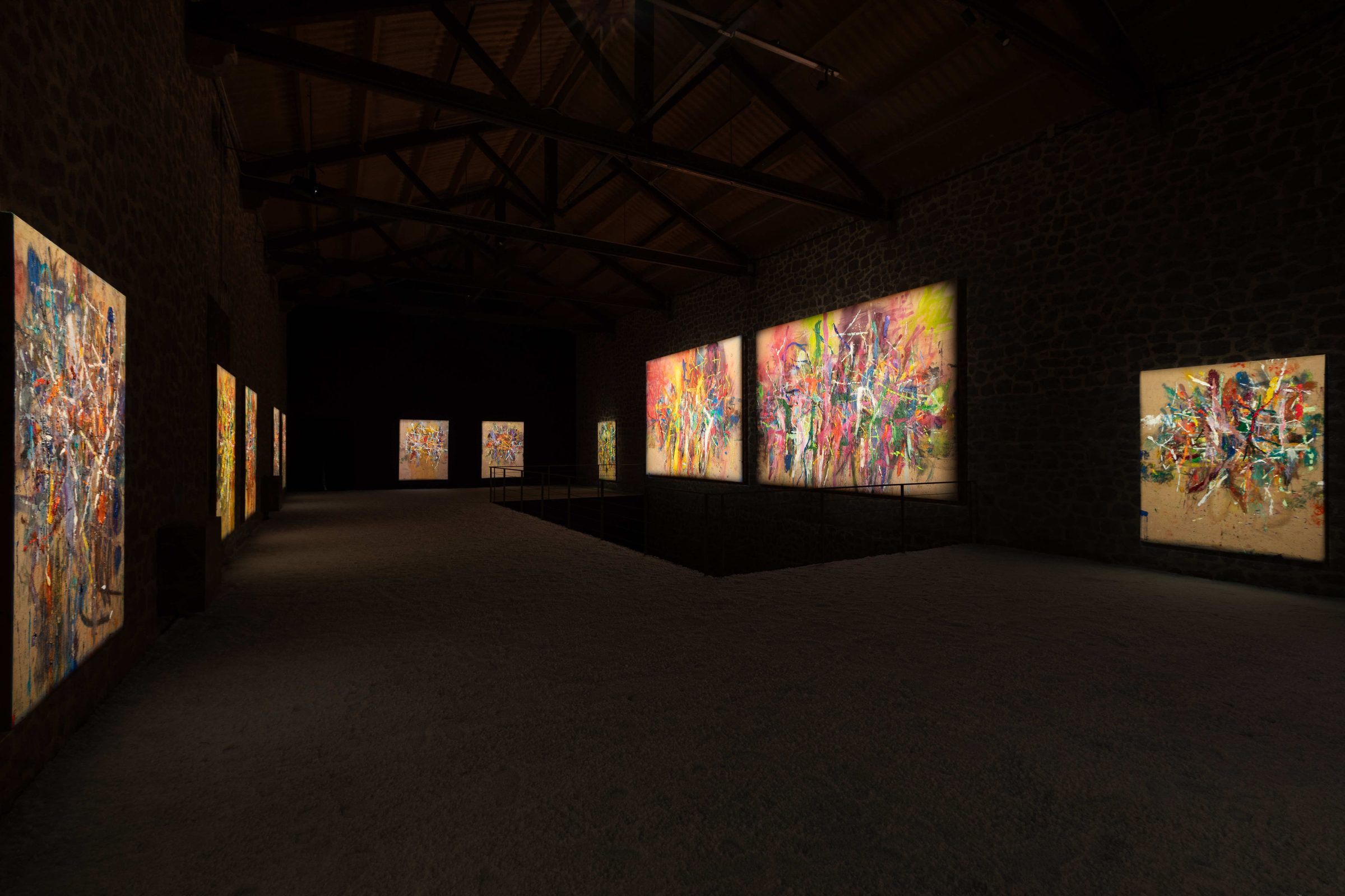 Installation view of La Noche de Día, 2025