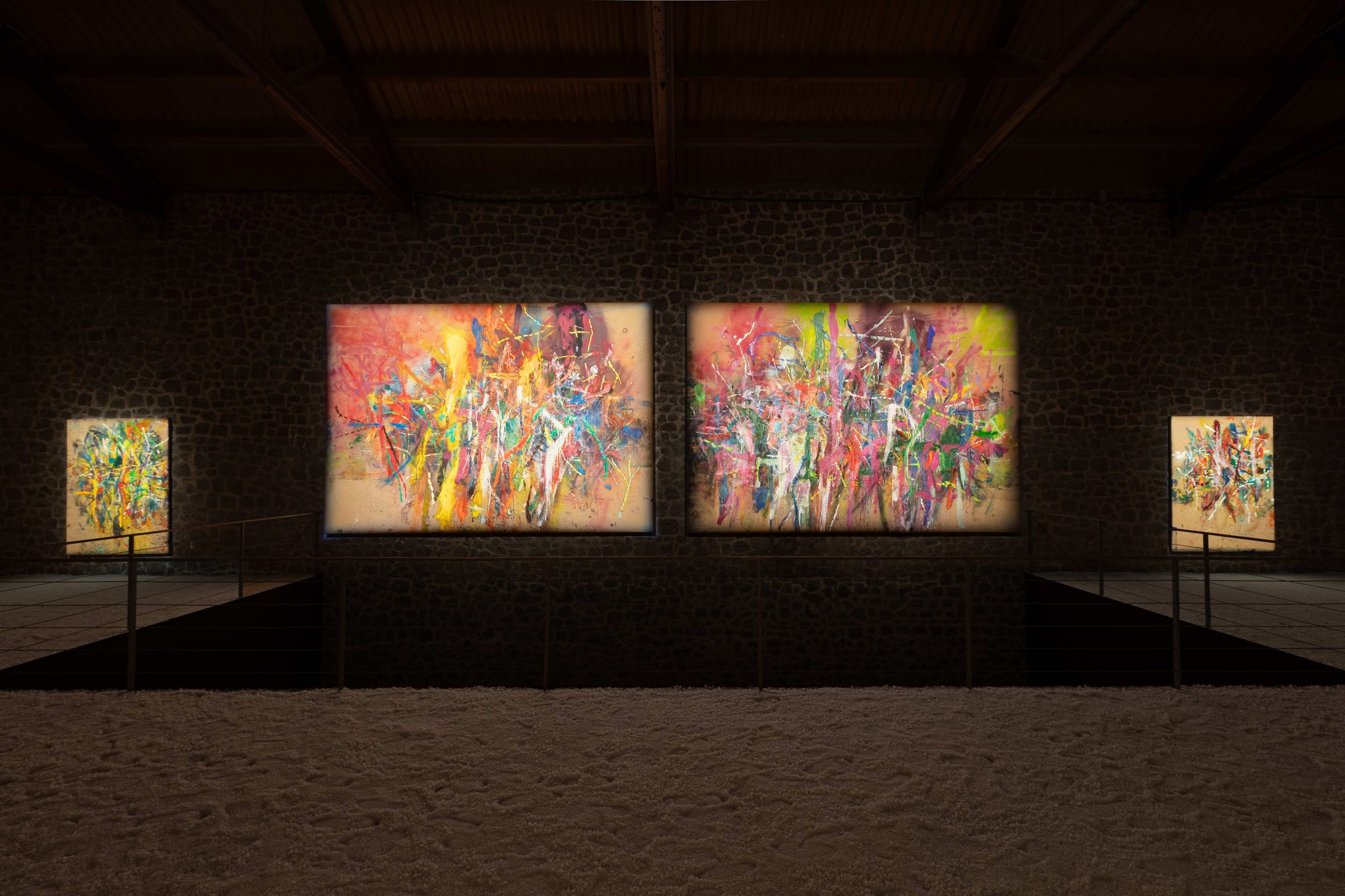Installation view of La Noche de Día, 2025